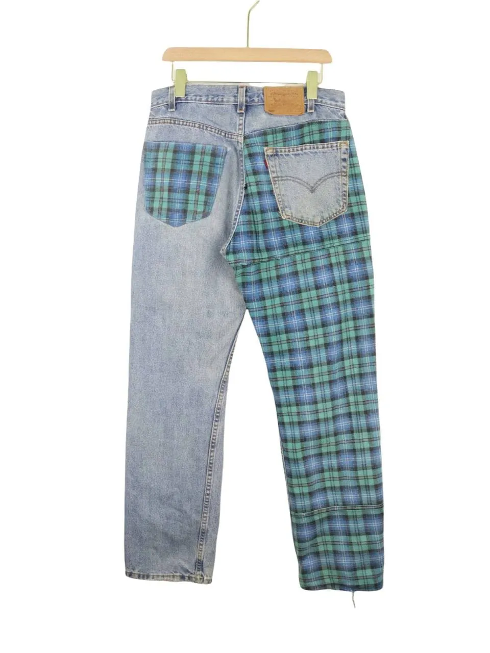 RARE 505 LEVIʻS HYBRID DISTRESS Reconstructed Rebuild Denim