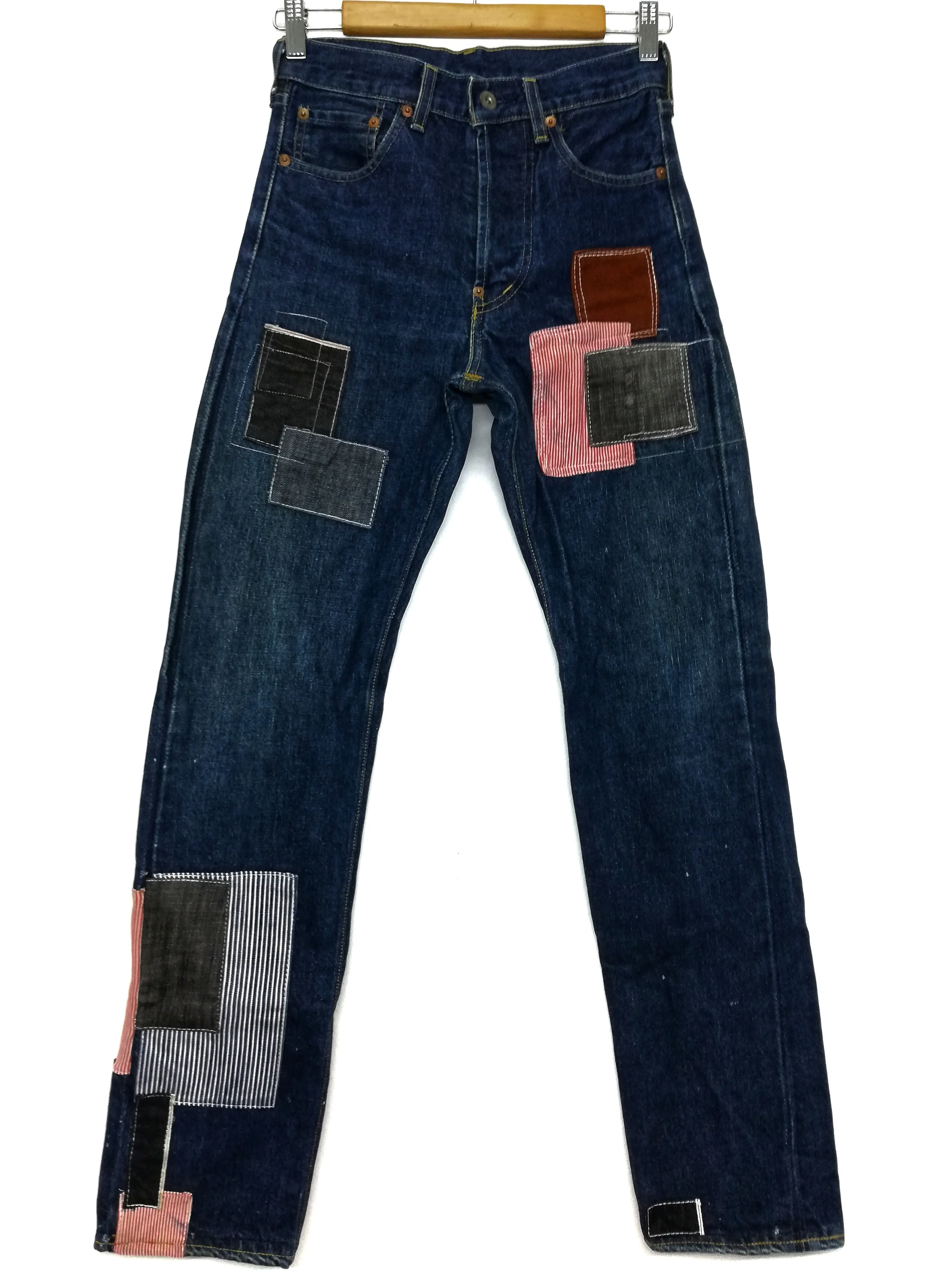 🔥Levi's Patchwork Grunge Selvage Trousers Pants🔥