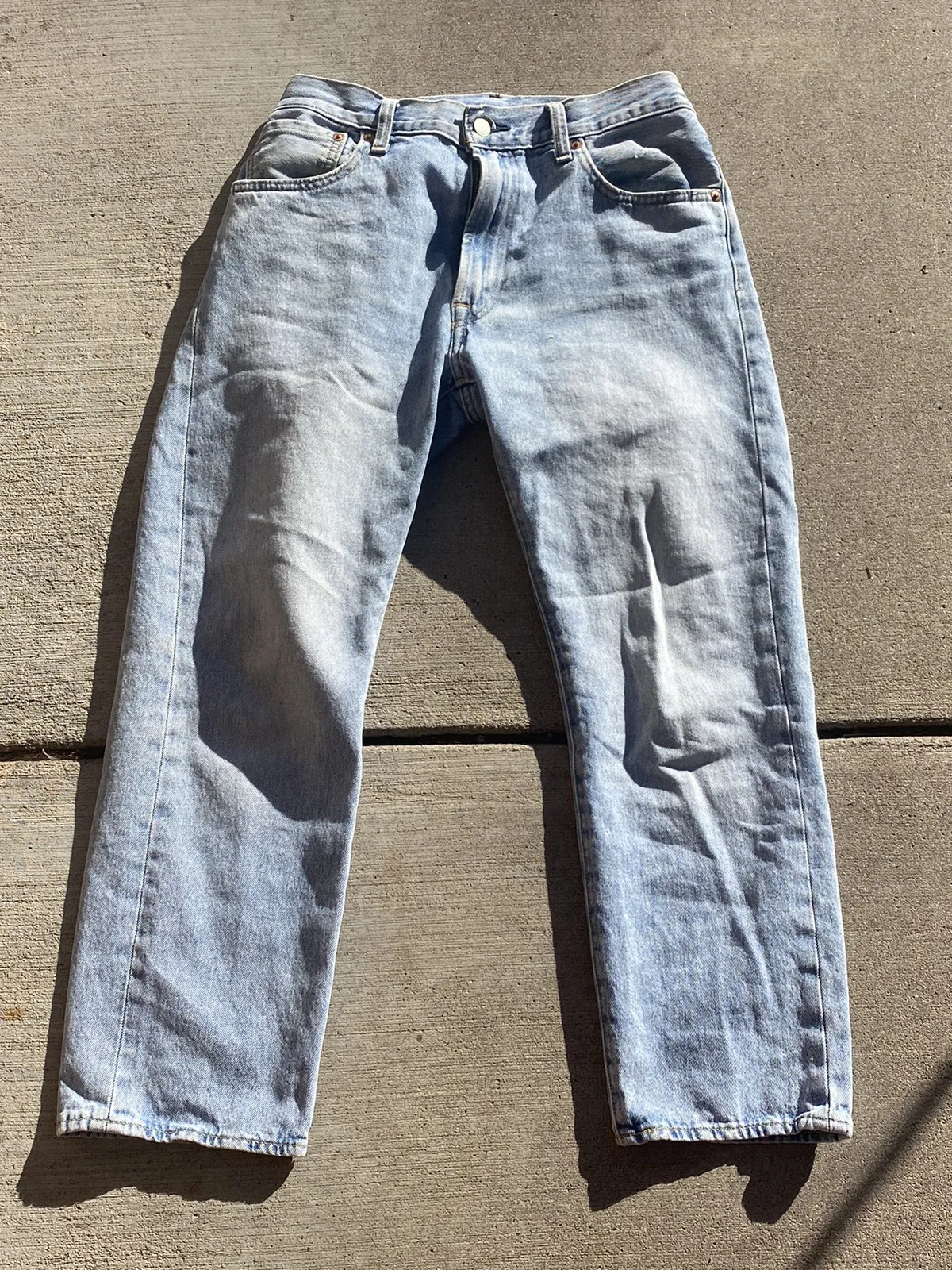 Light blue Levi’s 551