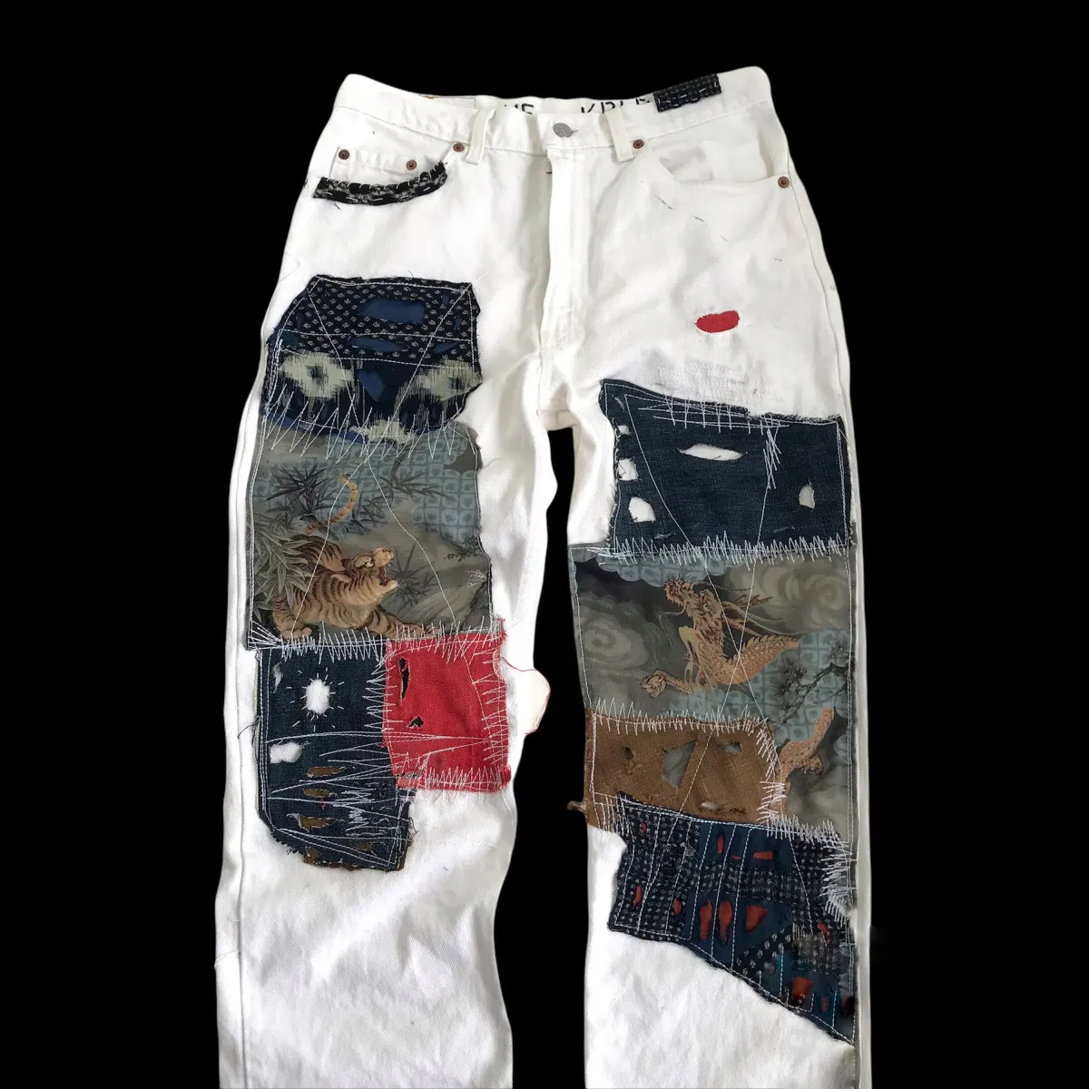Levi’s Vintage Patchwork Tiger/Dragon Custom(G-30)