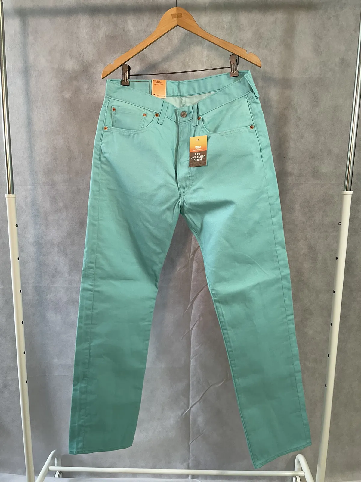 Levi’s raw unwashed denim