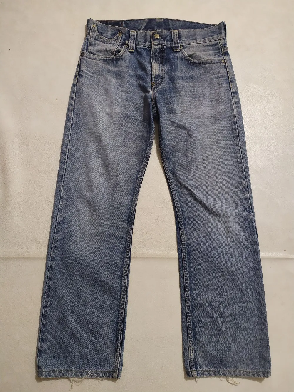 Levi’s 523 Straight Fit Classic Stone Washed Denim Jeans