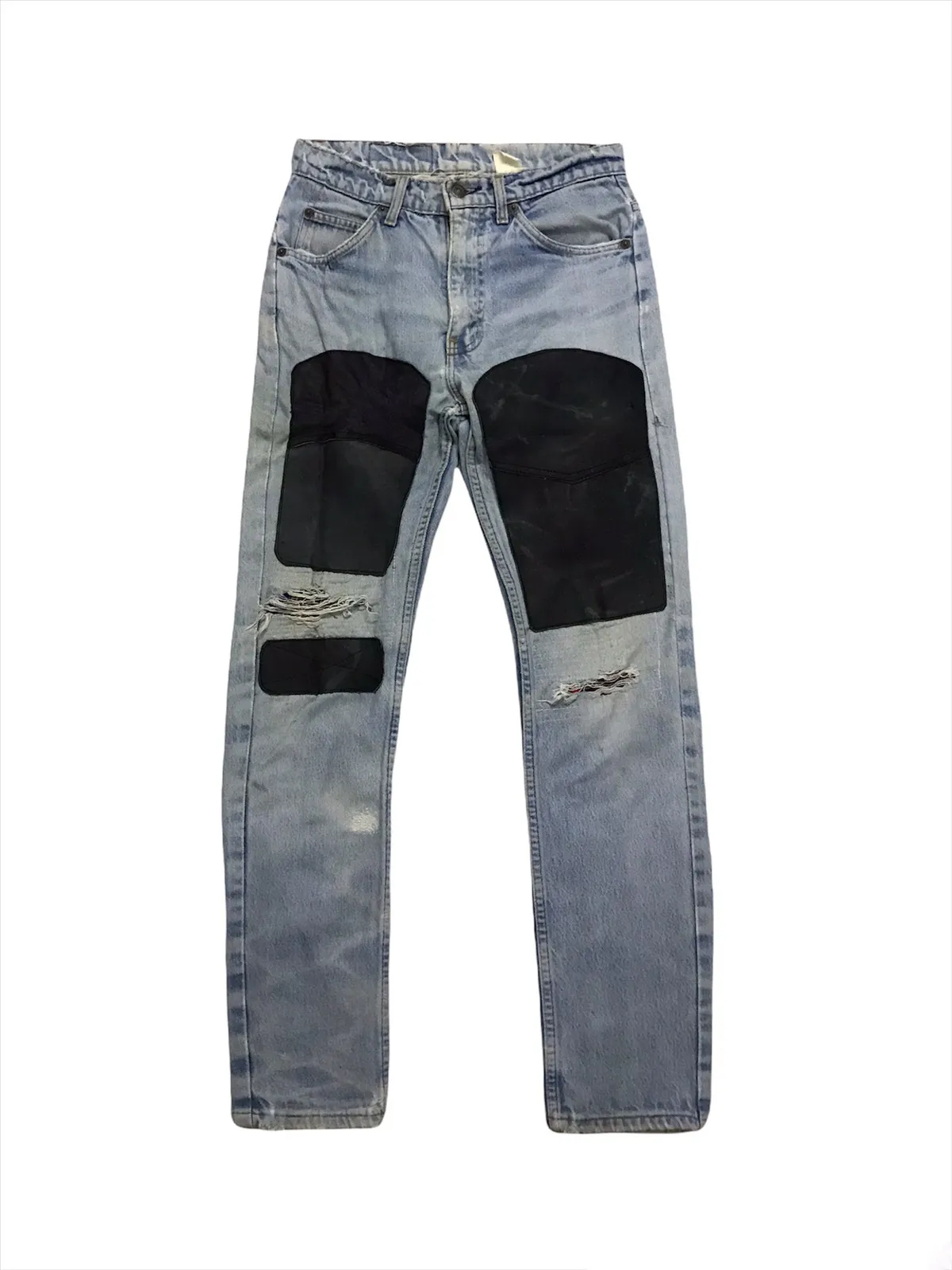 Vintage Levi’s 505 Oren Tag Custom Patchwork Leather