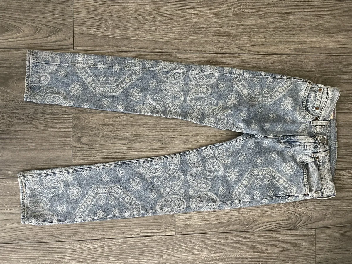 Custom Paisley Levis 502