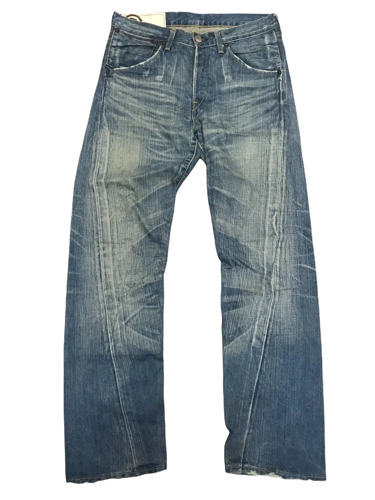 RARE Levis Red Engineered Twisted Washed Jeans