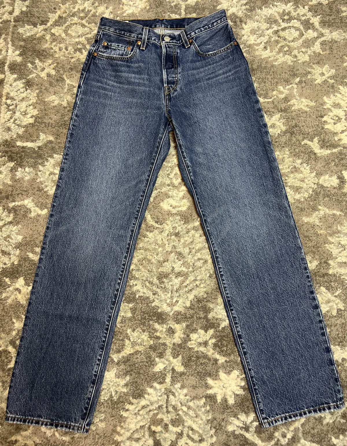 Levis Premium 501 Faded Dark Wash