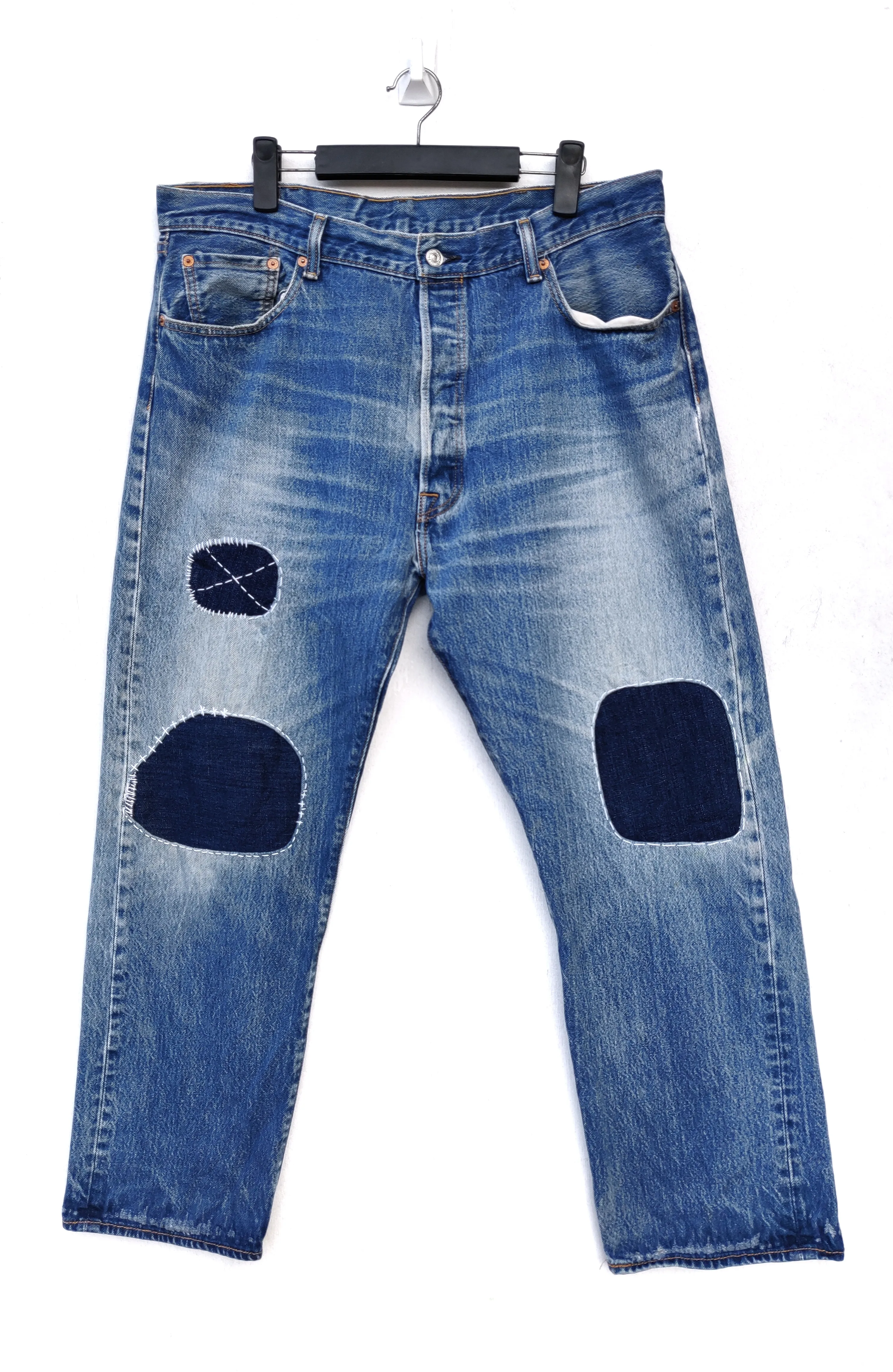 Vintage Custom Levi's Patchwork Distressed