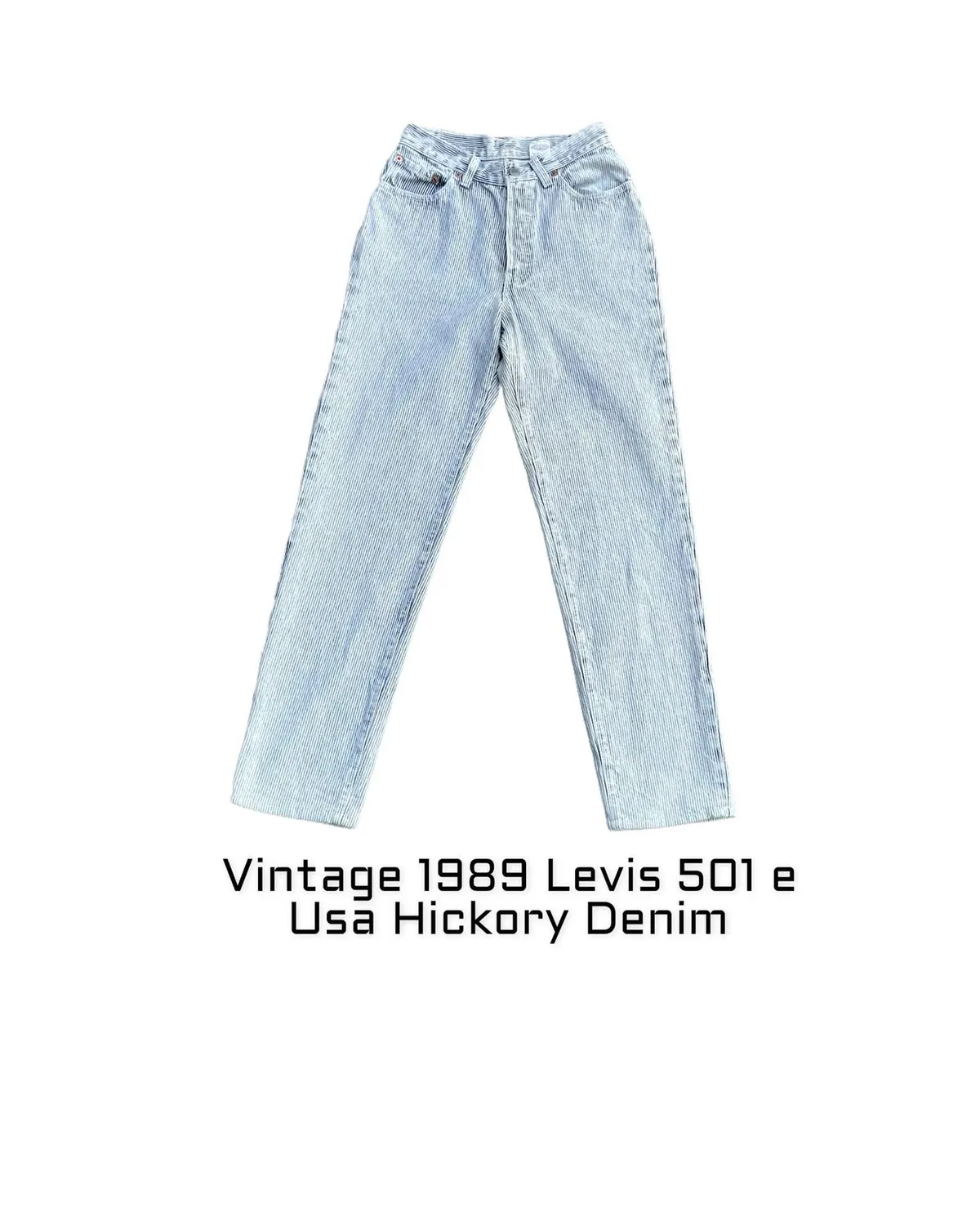 🔥STEALS 🔥Vintage 1989 Levis 501 e Hickory Denim