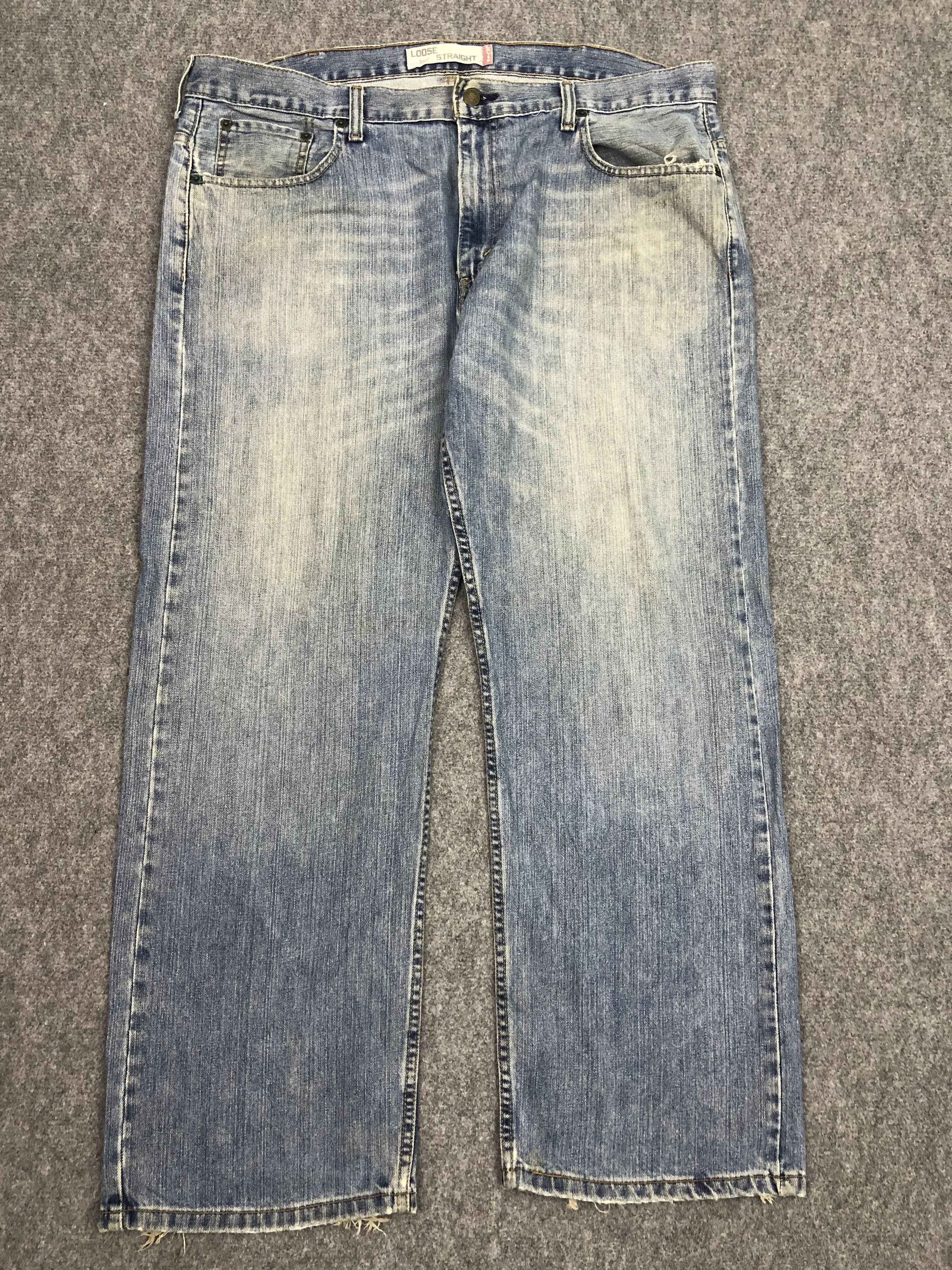 Vintage Levis 569 Faded Blue Jeans