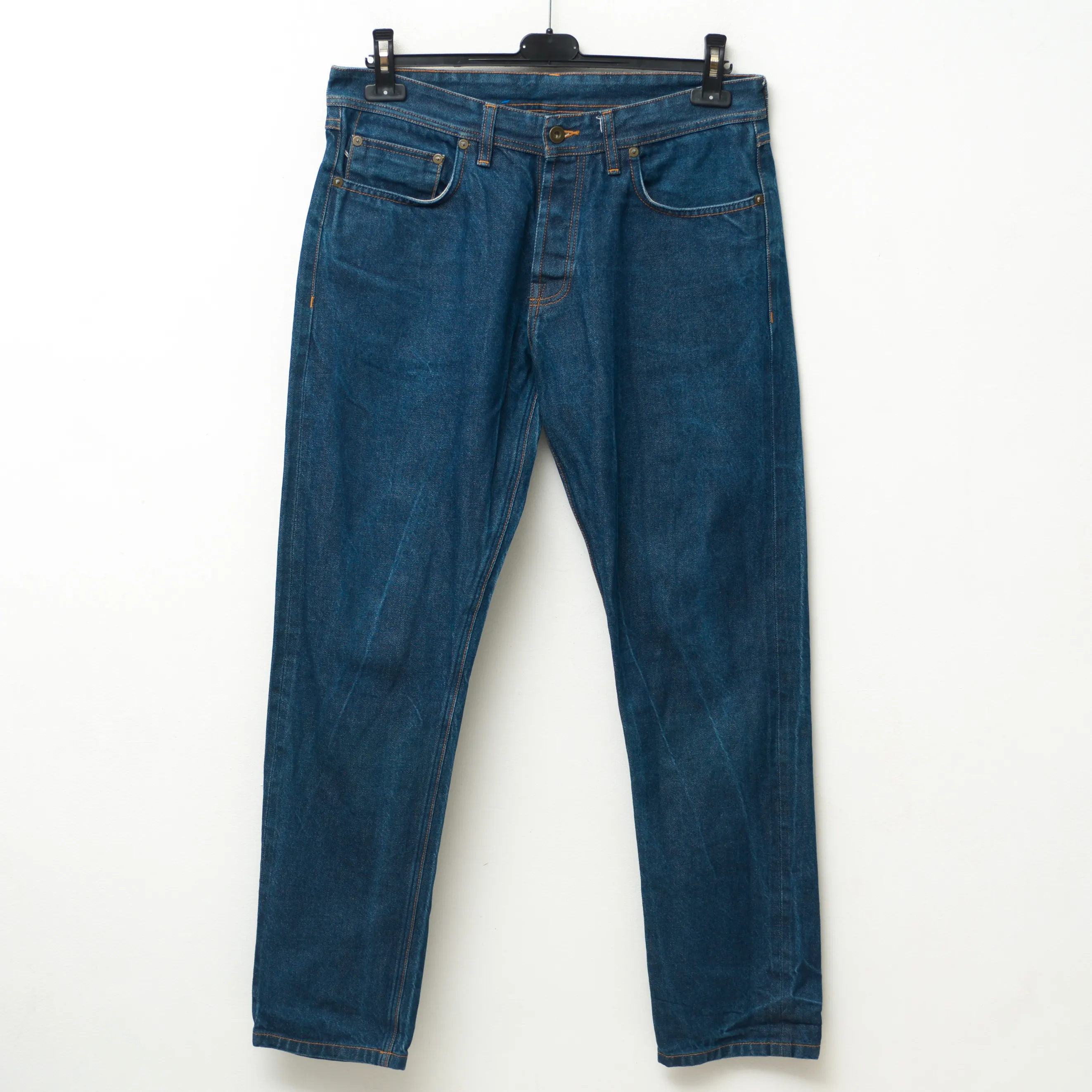 Roald Tapered W33 L32 Jeans Indigo Denim Pants Trousers Dry