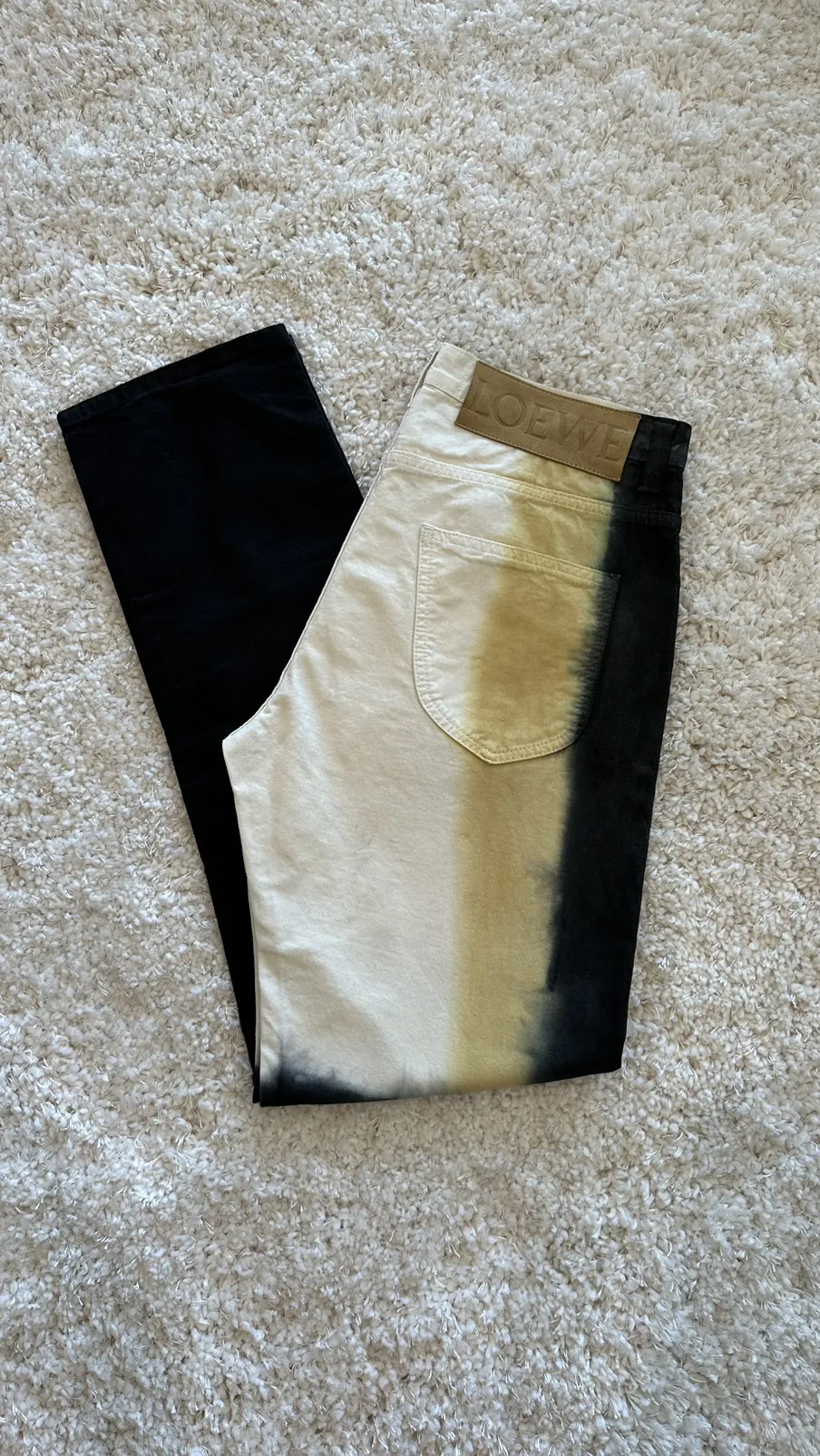 LOEWE Block-Color Tie Dye Jeans