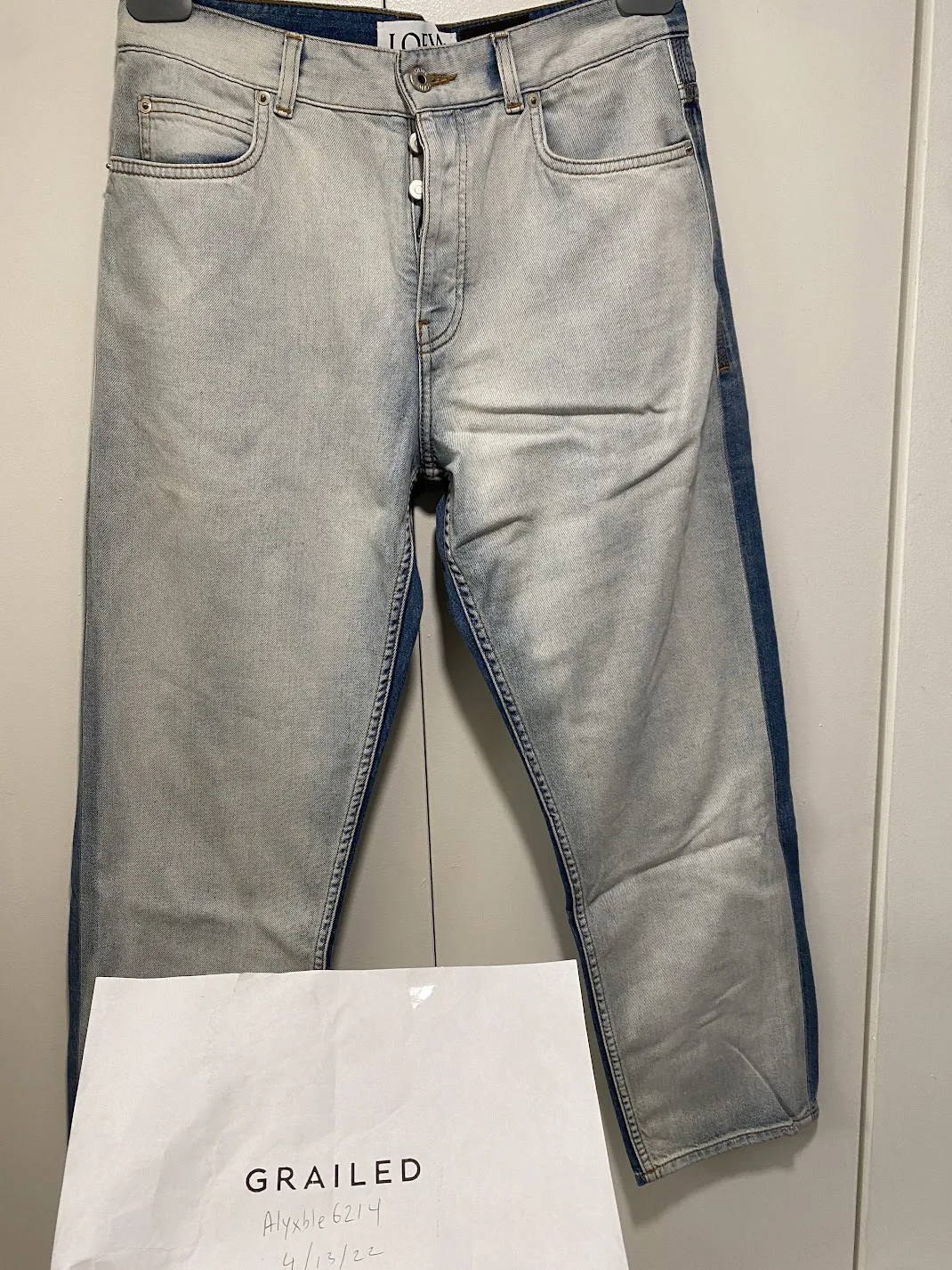 LOEWE + Paula's Ibiza Two Tone Denim Jeans