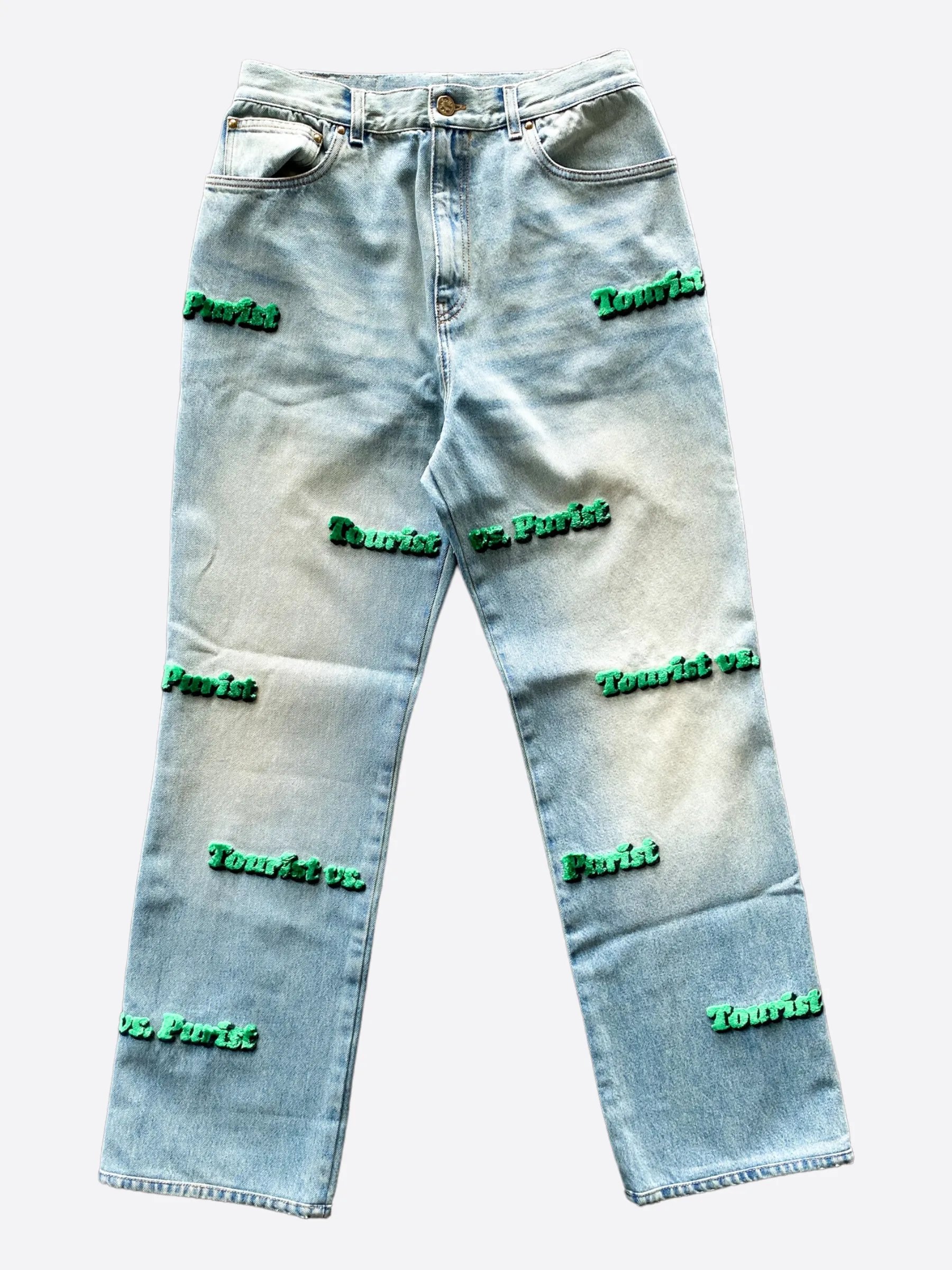 Louis Vuitton Baggy Tourist VS. Purist Tuffetage Jeans