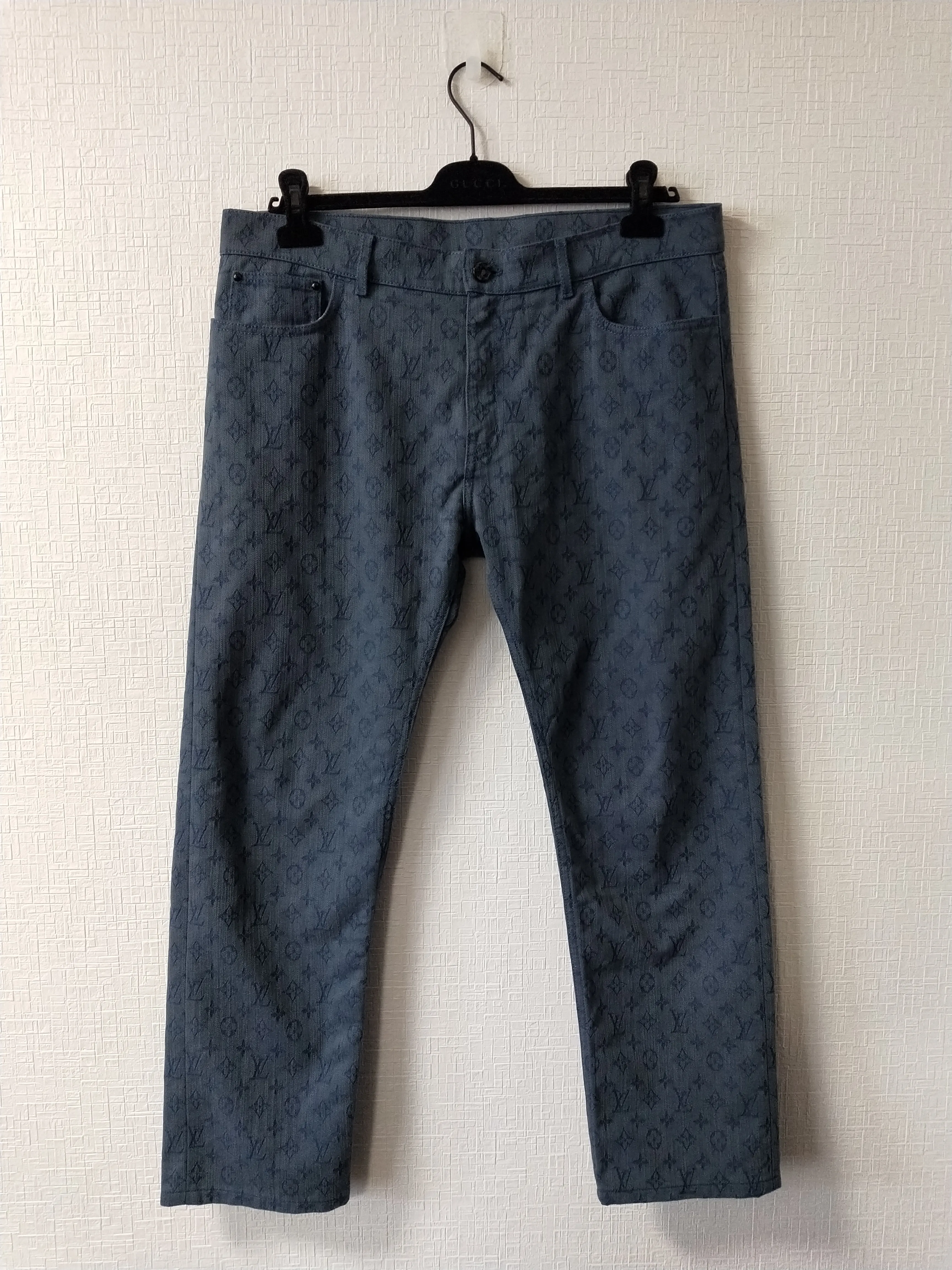 Monogram Slim Denim Jeans