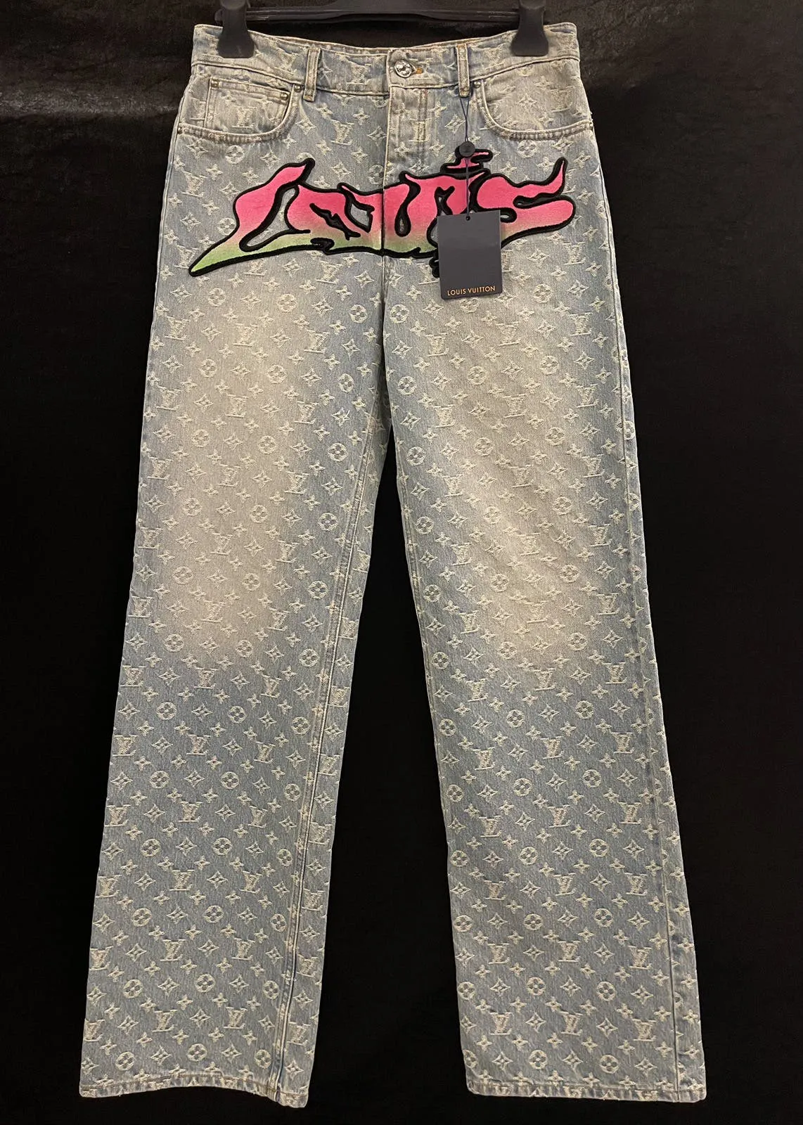 LOUIS VUITTON BAGGY TUFFETAGE DENIM JEANS