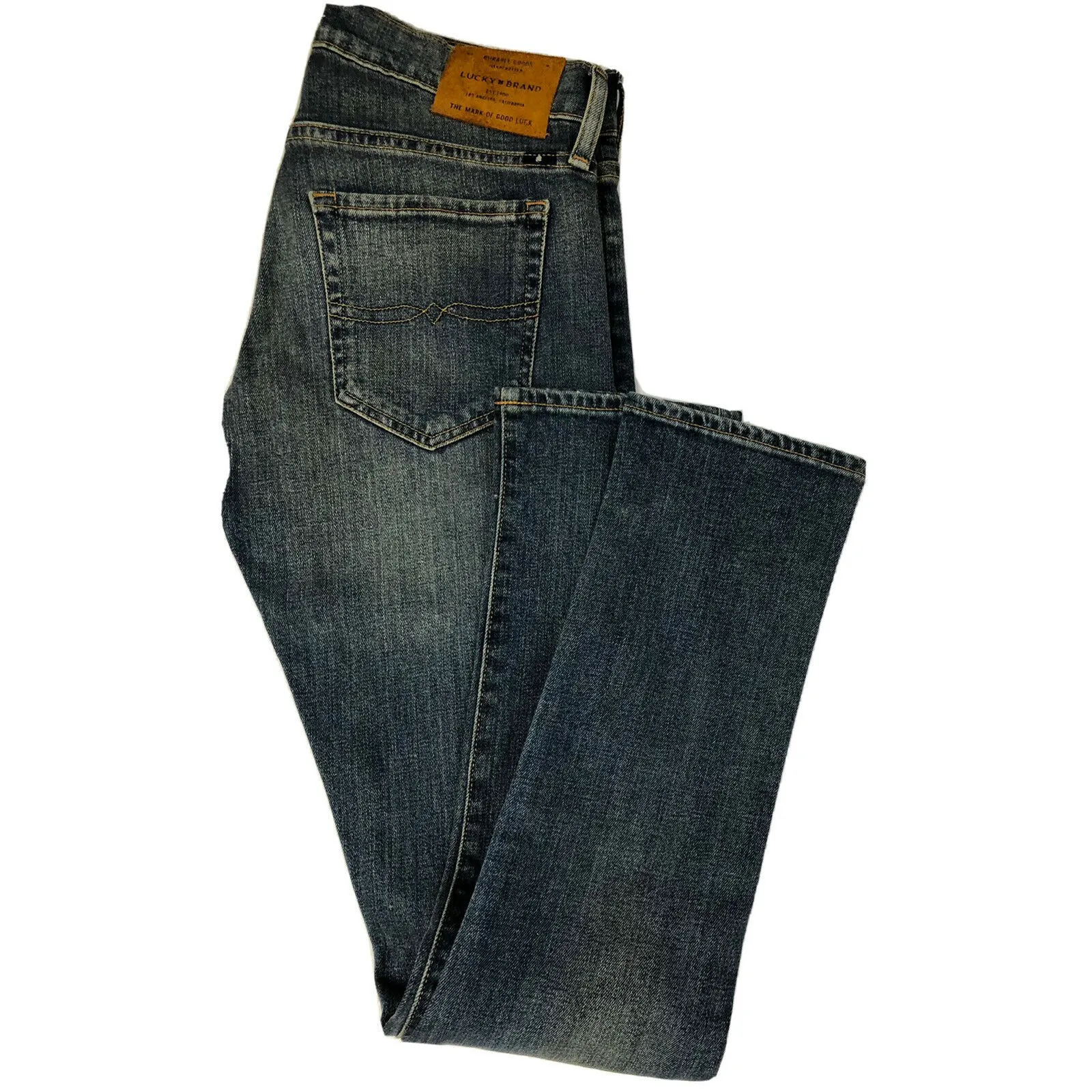Lucky Brand 110 Skinny 28x32 Blue Denim Jeans Stretch