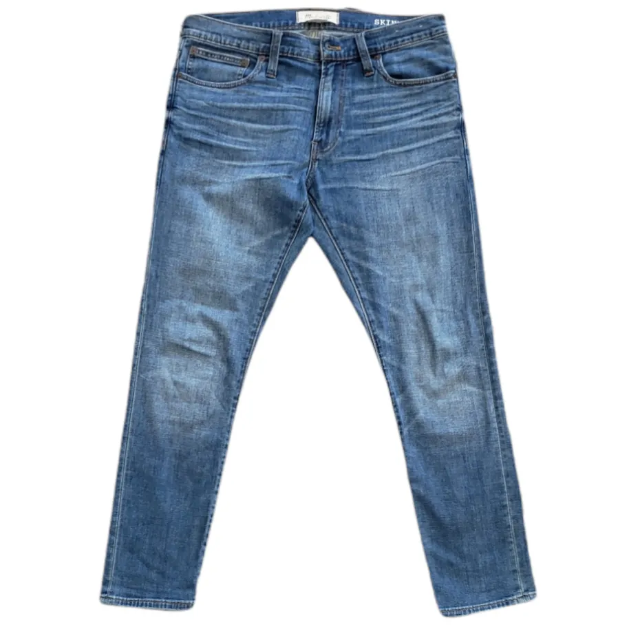 Madewell Skinny Blue Jeans 33x28