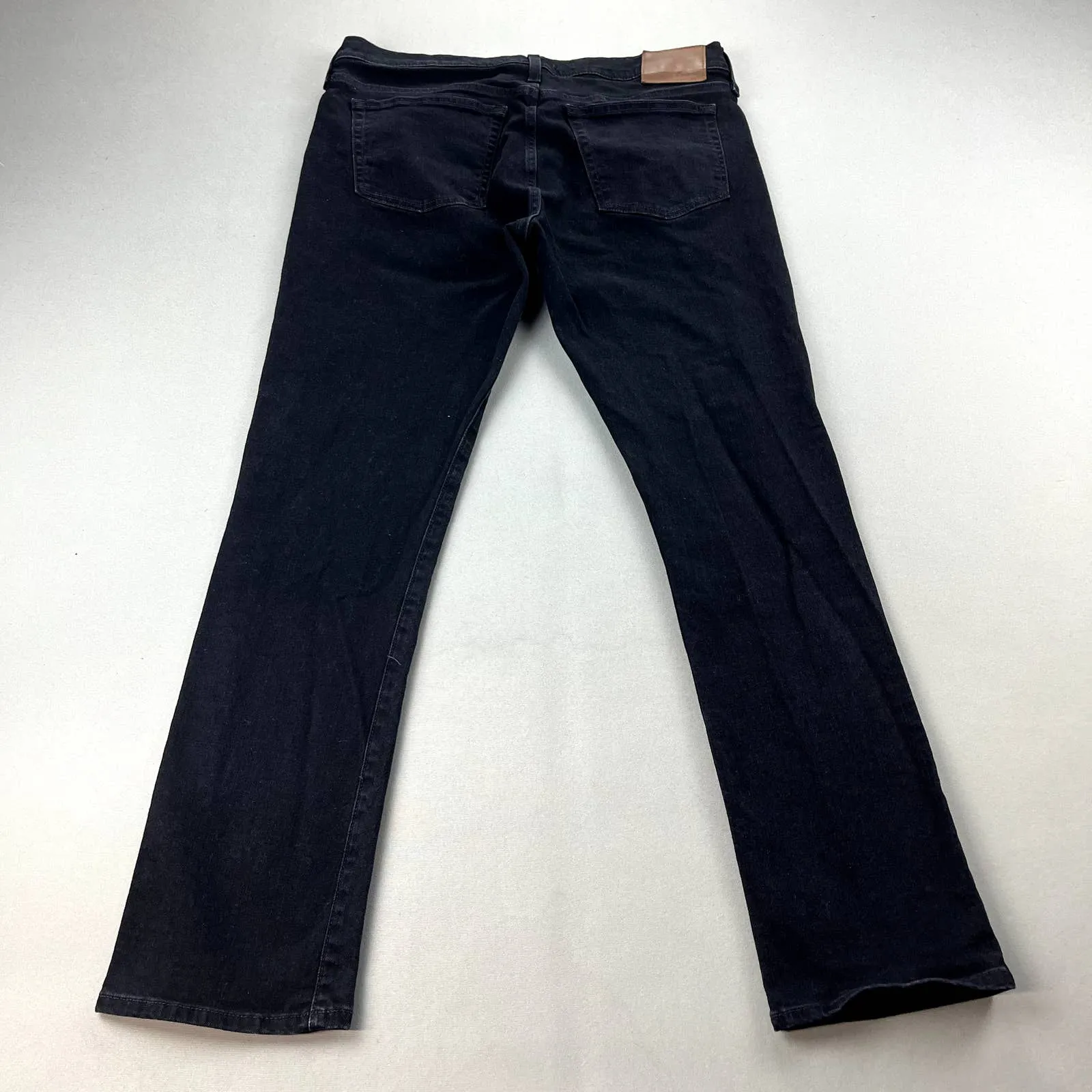 Madewell Jeans Mens 36x32 Black Denim Skinny Charcoal Wash