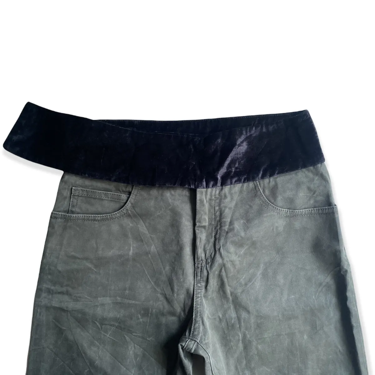MM6 Cummerbund Skinny Jeans