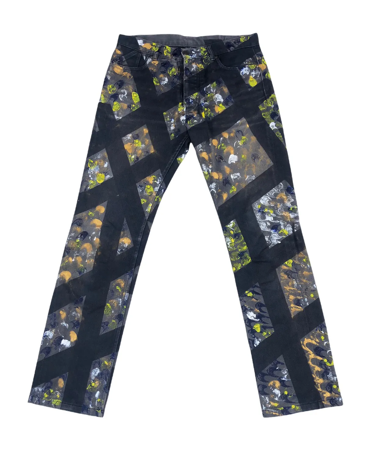 🔥Maison Martin Margiela 🔥Custom Painted Slim Jeans