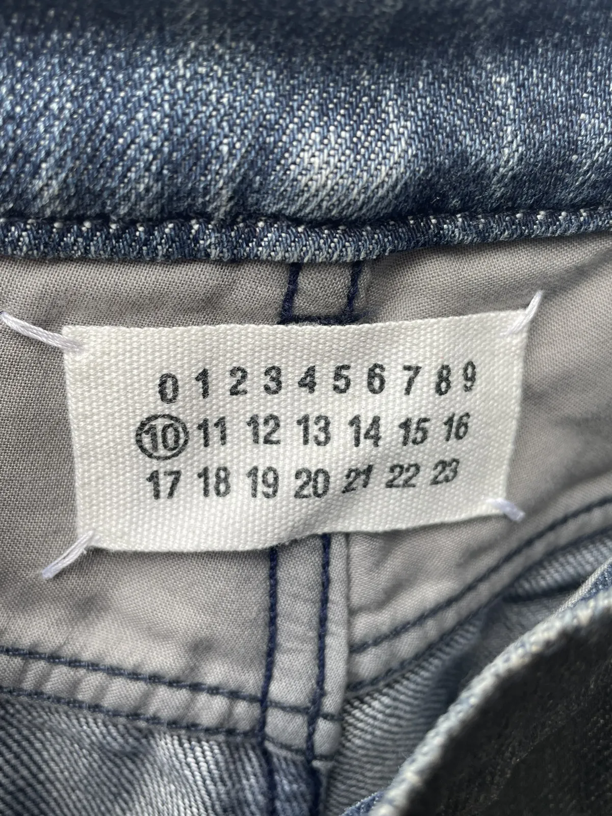 Mansion Margiela wax denim