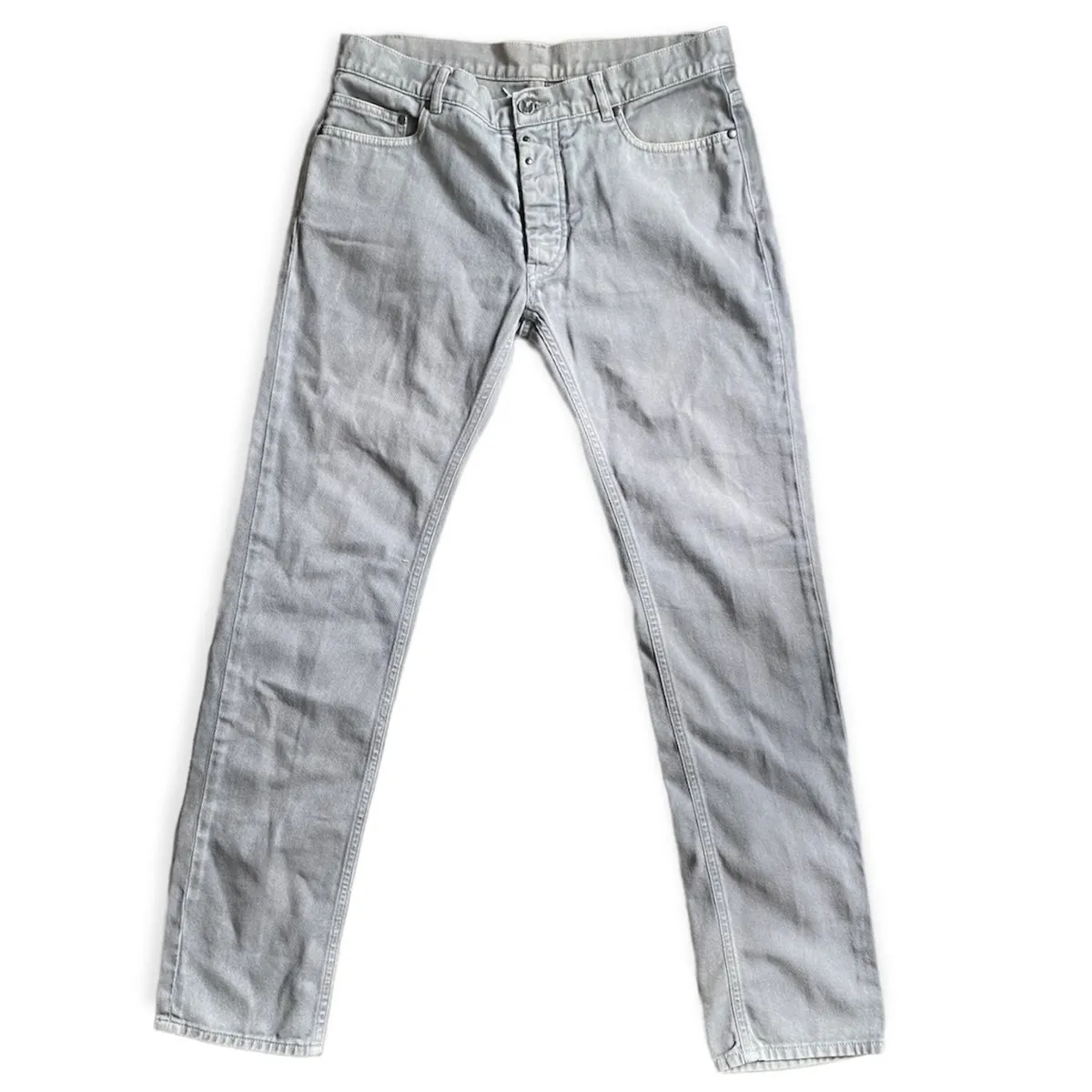 SS11 Margiela Grey Stone Wash Slim Fit Jeans
