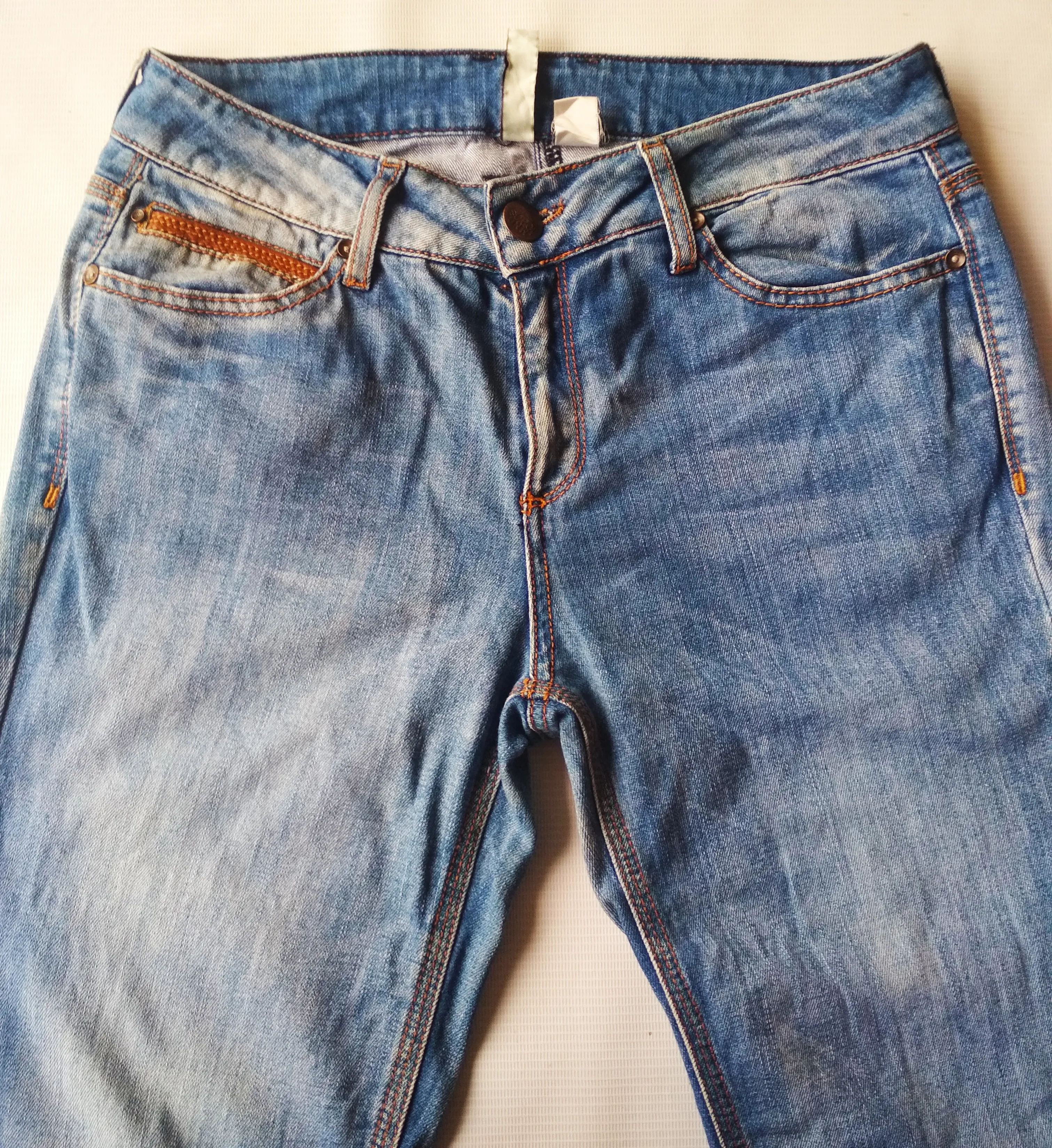 Mango blue denim jeans