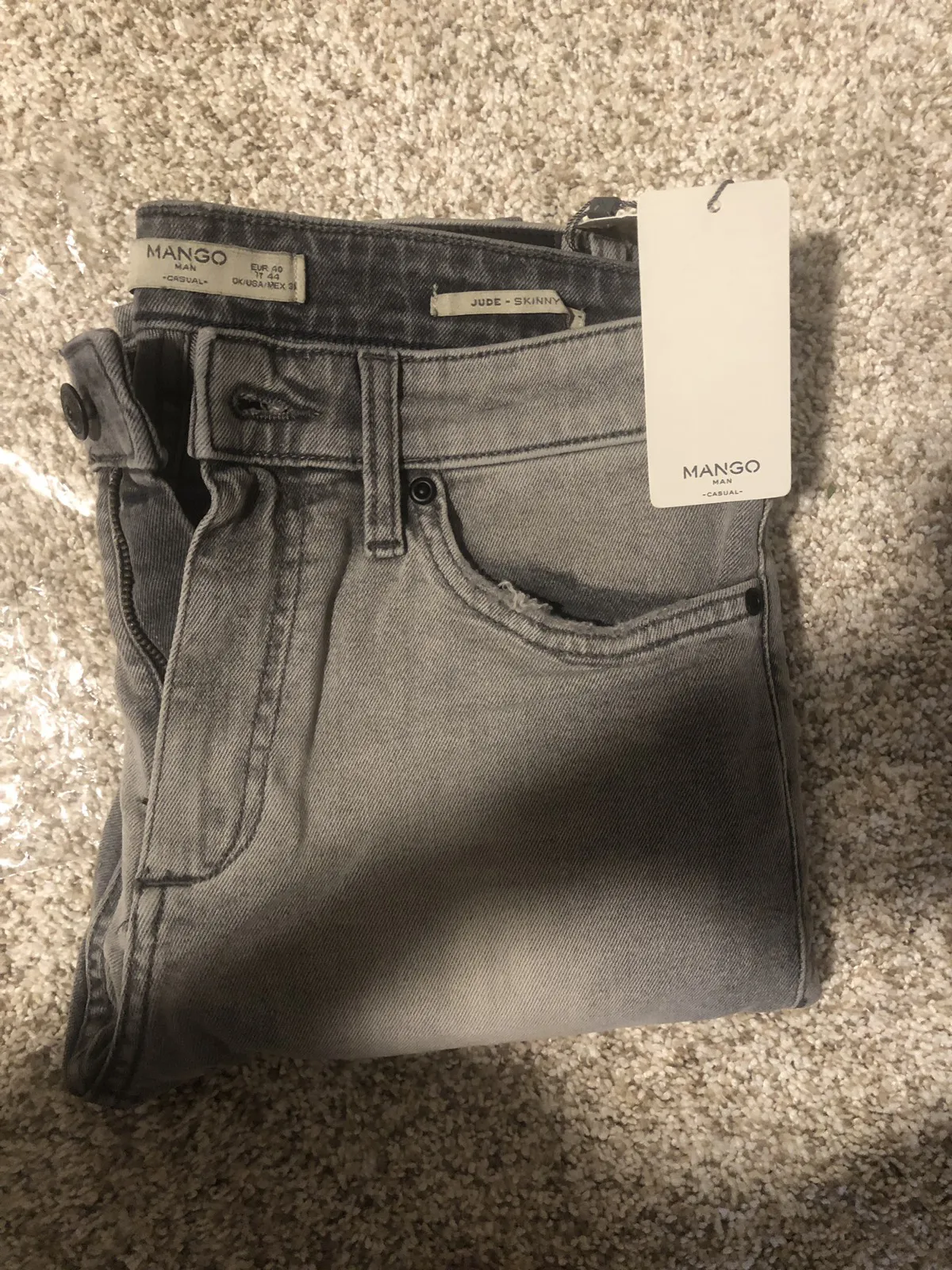 Grey Denim Faded ( New )