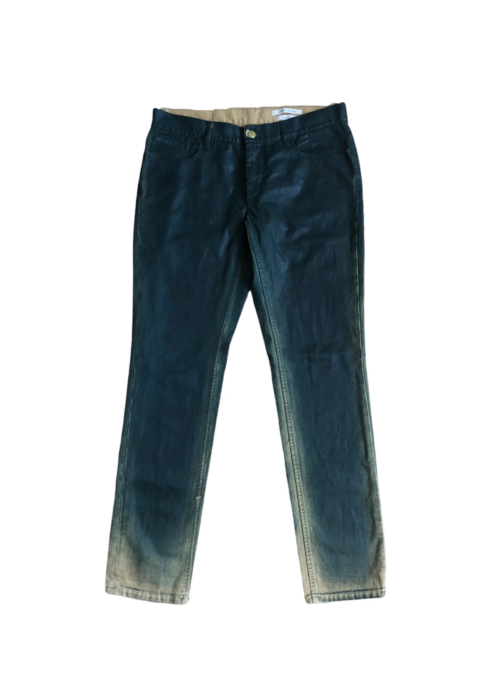 AW12 Marc Jacobs mainline gradient waxed jeans