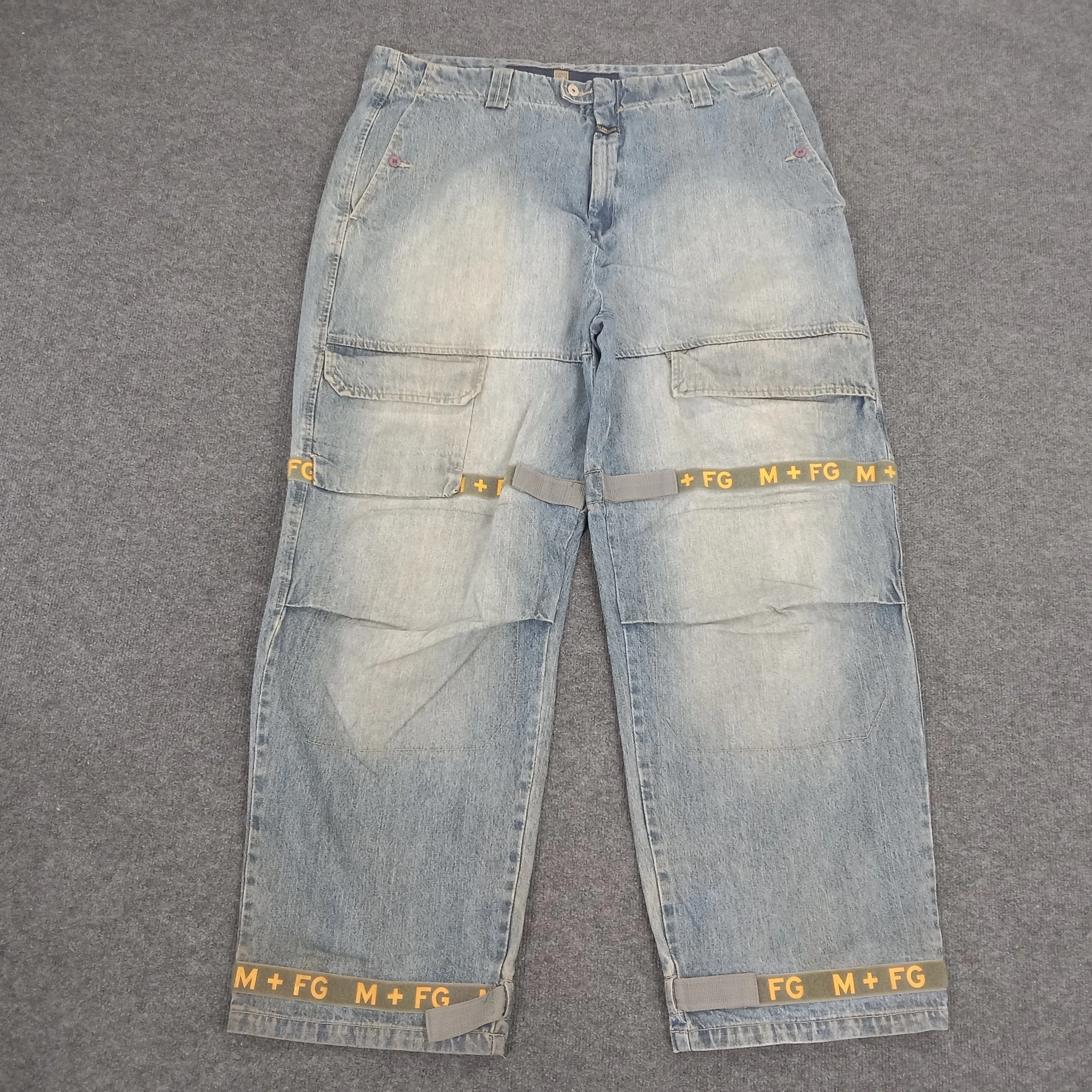 Marithe Francois Girbaud Big Cutting Design Jeans