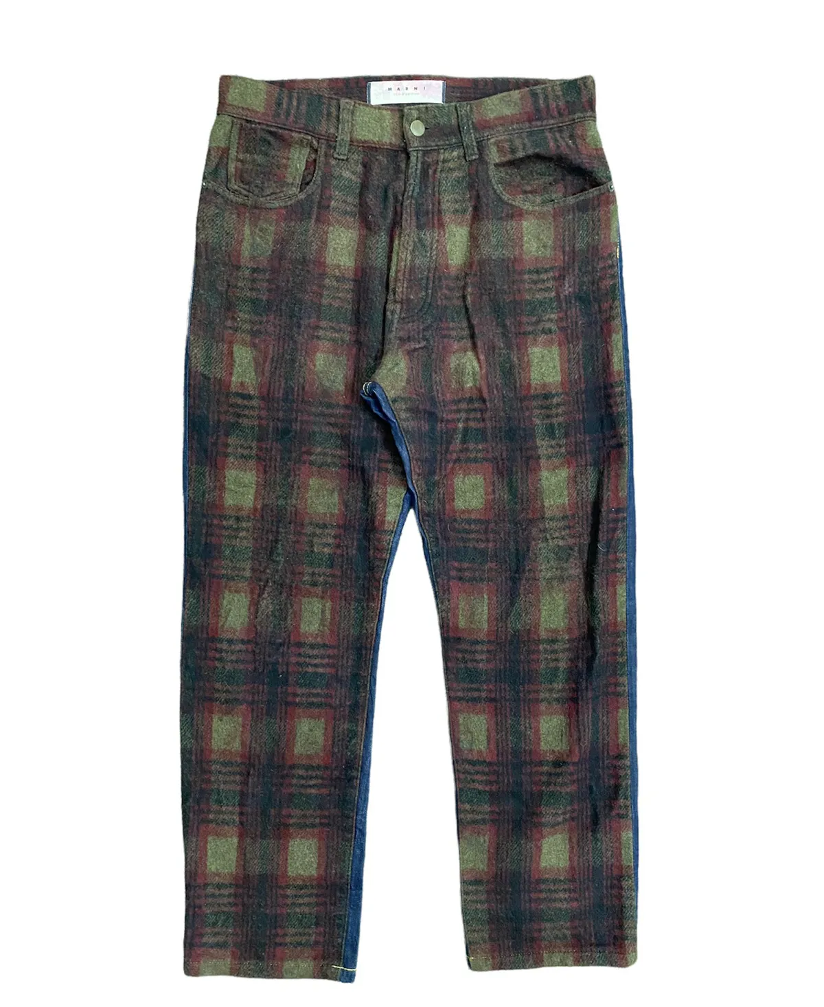 Marni Hybrid Mohair Wool Denim Rare Design