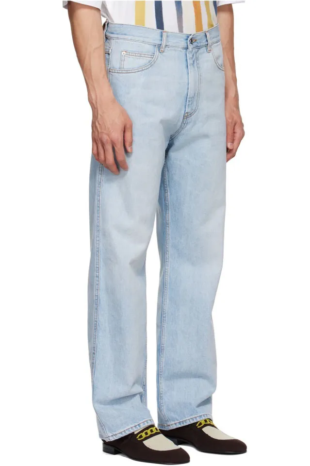 Marni Blue Wide-Leg Jeans