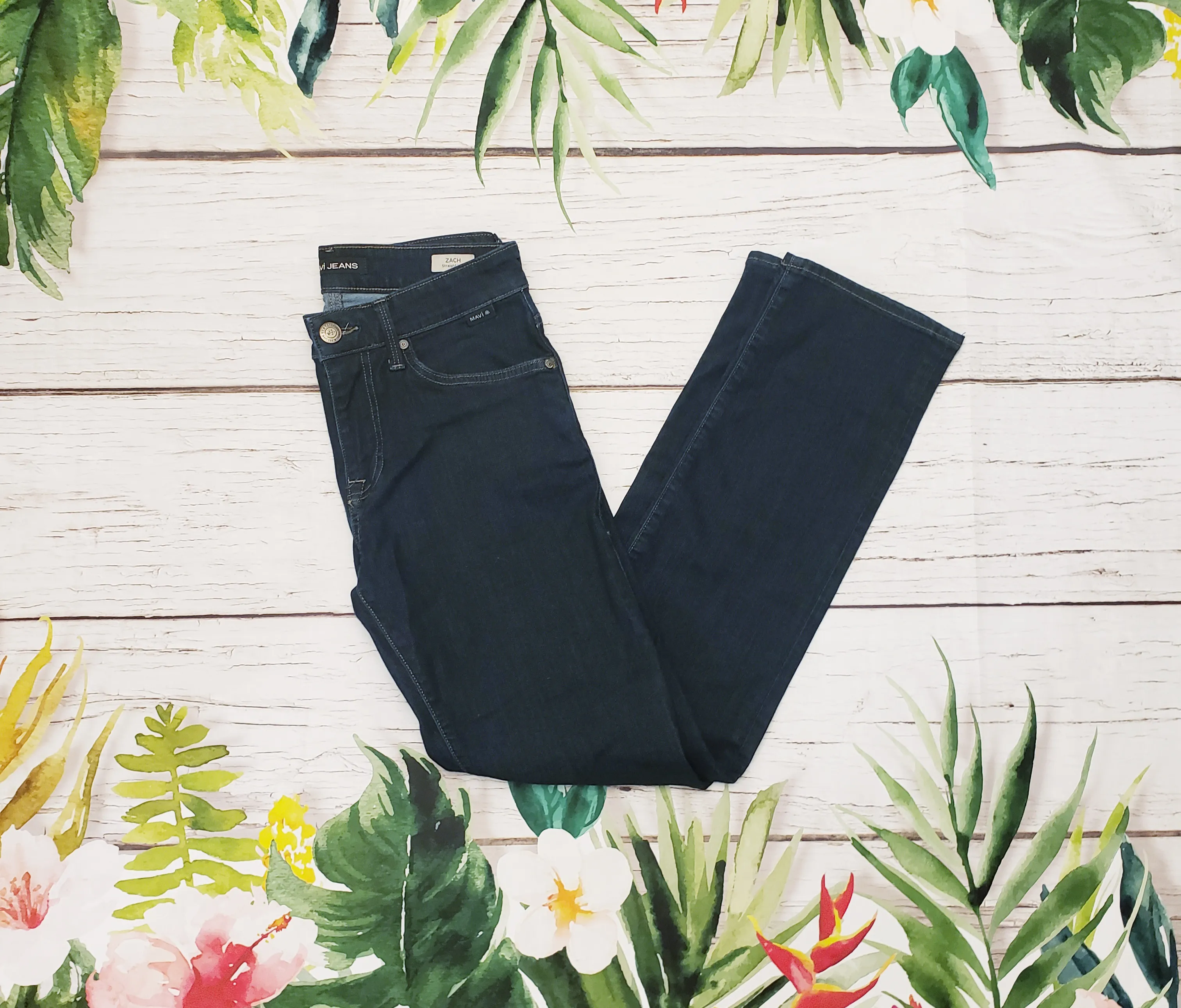 Mavi Zach Straight Leg Jeans 29x32