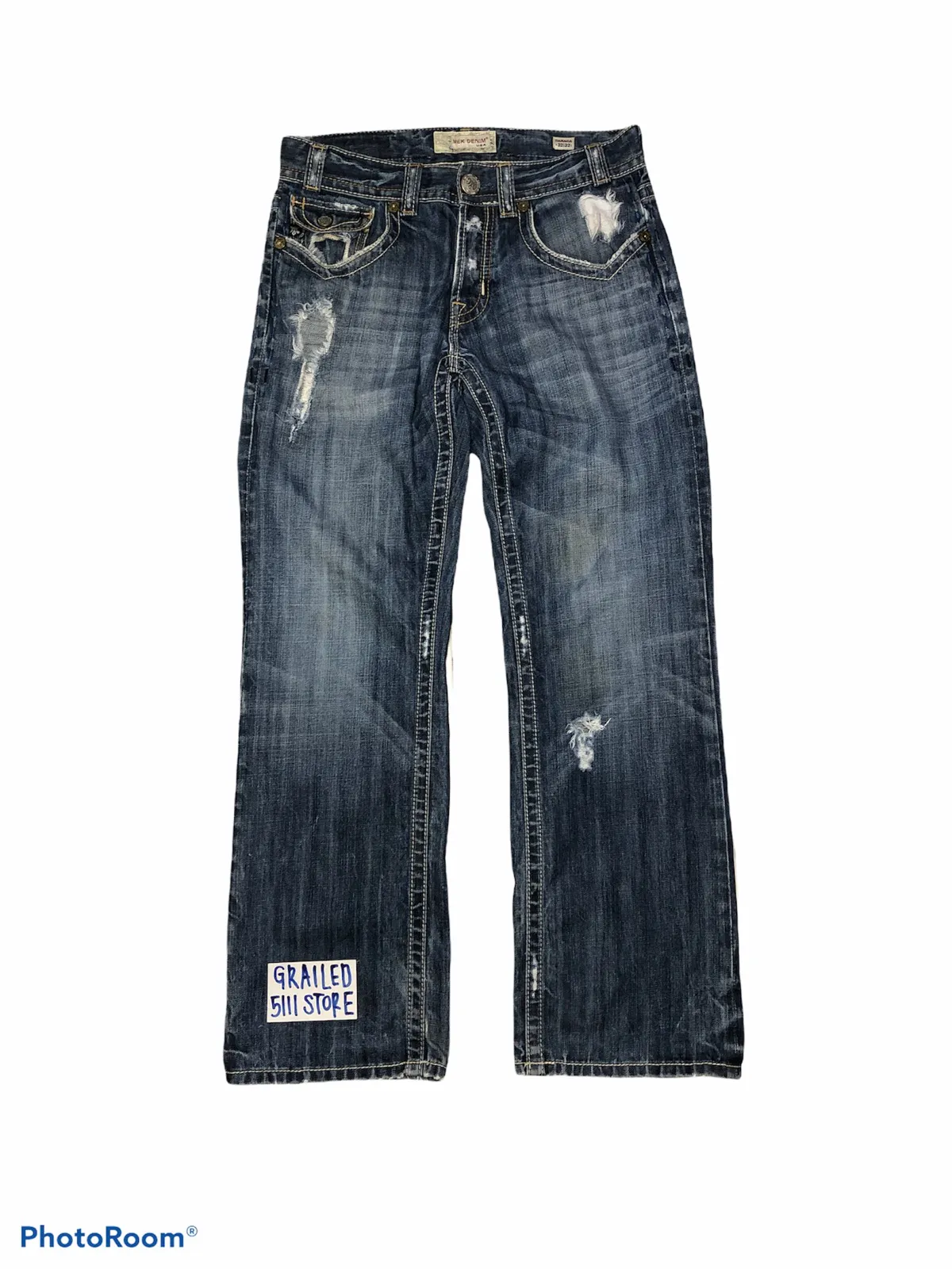 MEK DENIM OAXACA DISTRESSED DENIM