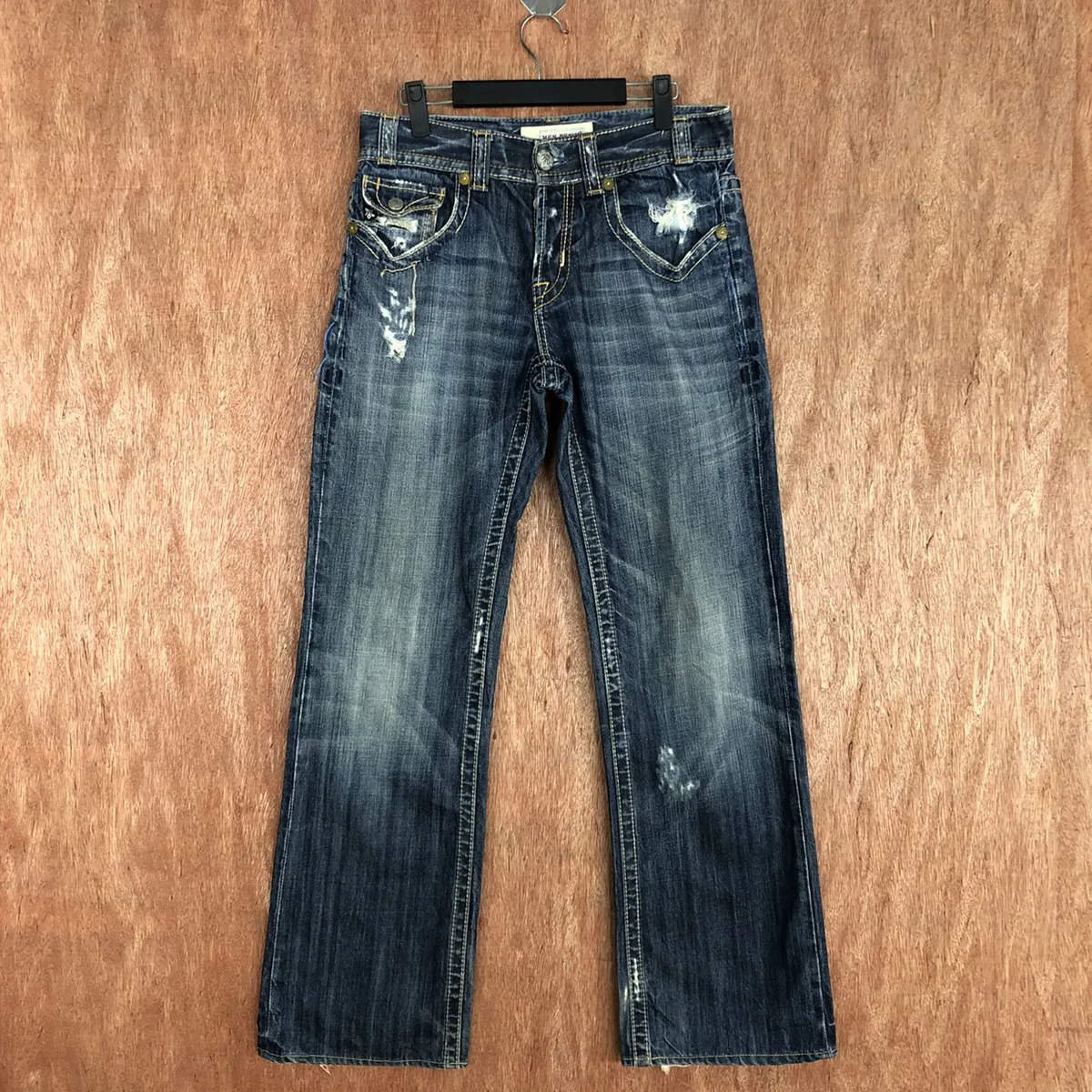 Mek Denim Distressed Denim Pants