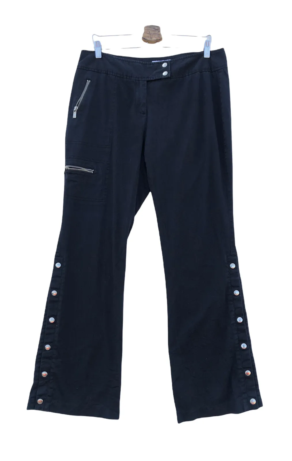 Michael Kors Zipper Punk Flare Jeans