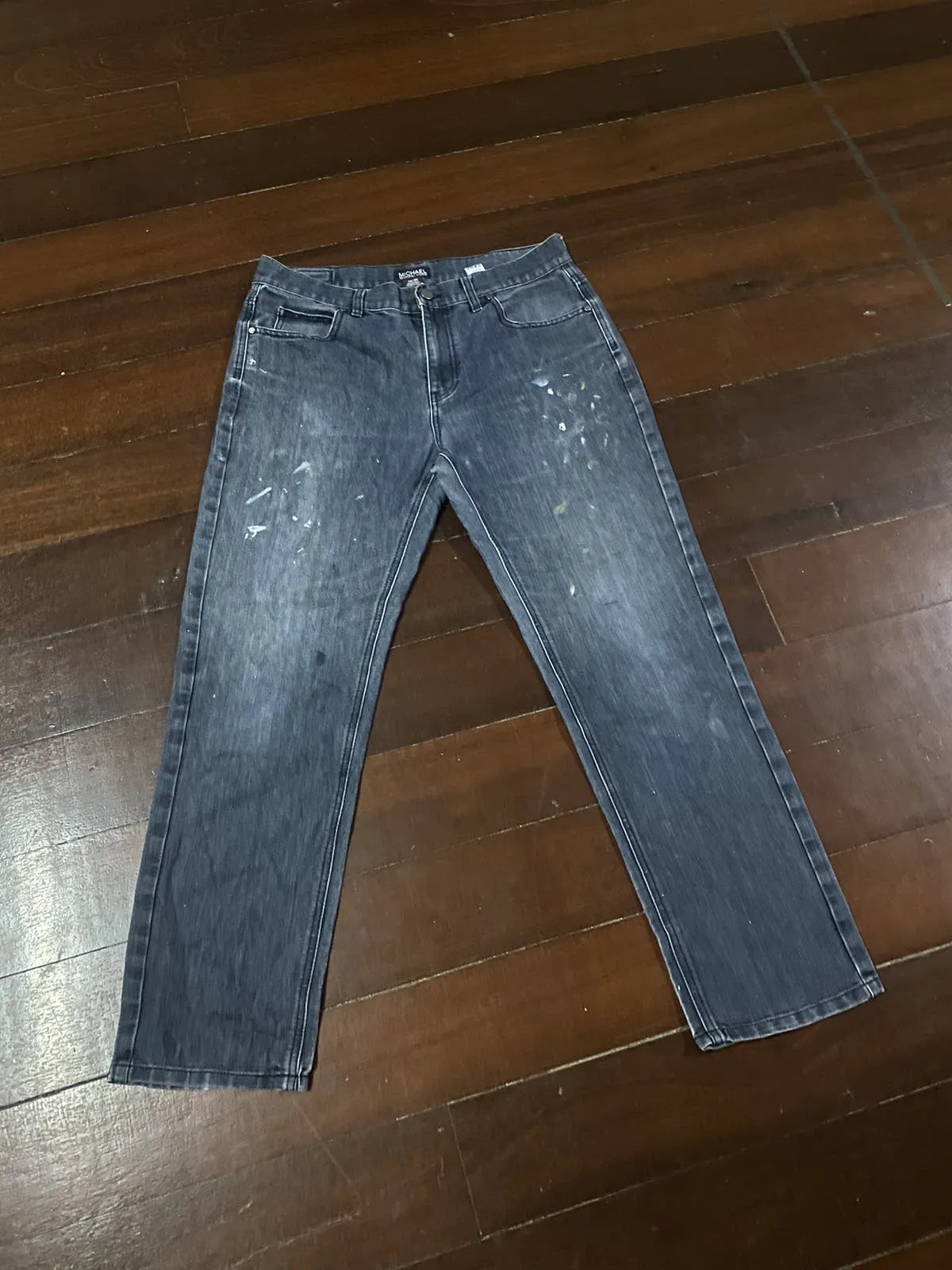 AMAZING FIRE 🔥 MICHAEL KORS SPLATTED COLOUR FADED JEANS