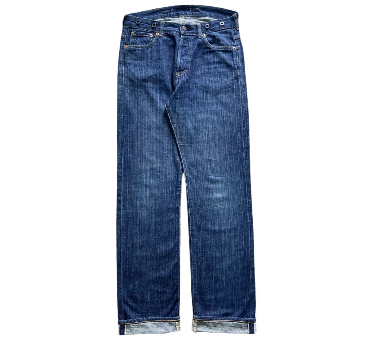 Beams Boy Buckle Back Selvedge Denim Jeans