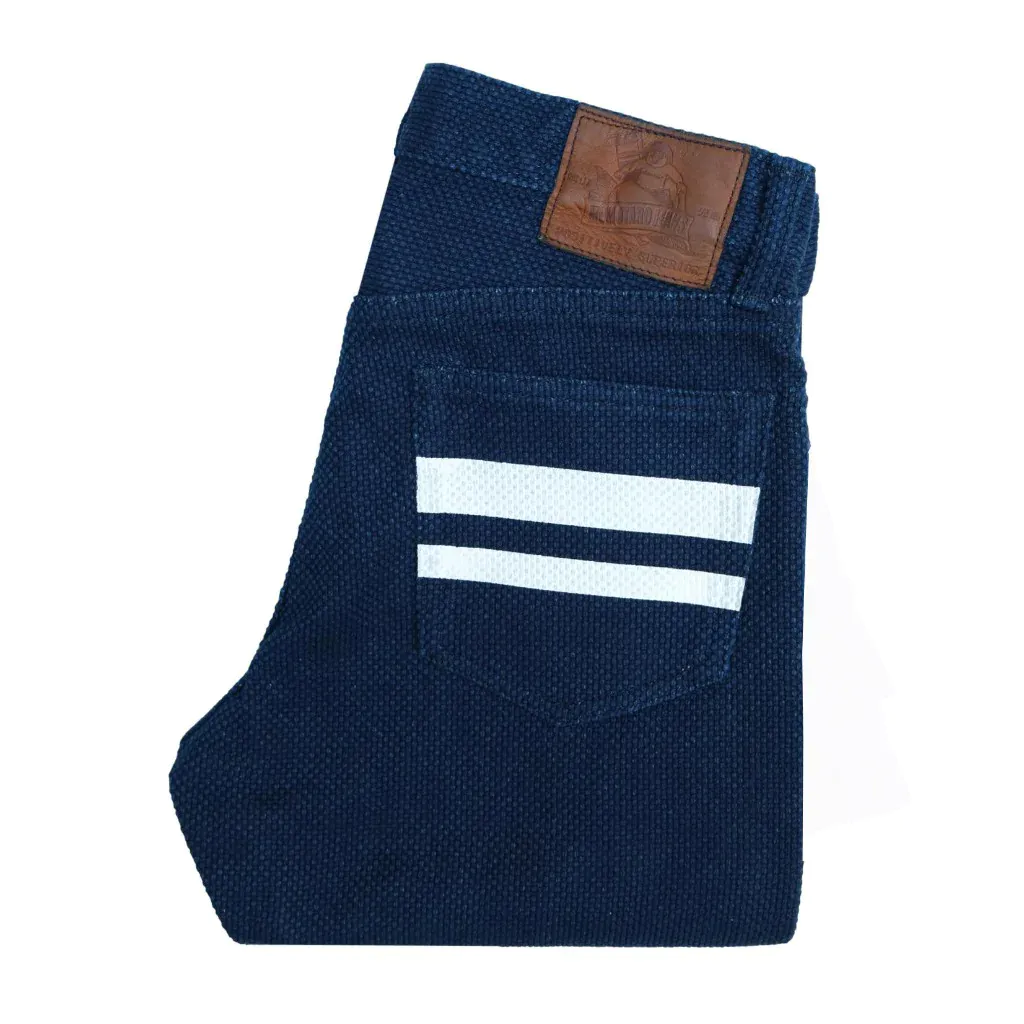 Momotaro Jeans MPT1020M23 Sashiko Narrow Tapered Indigo