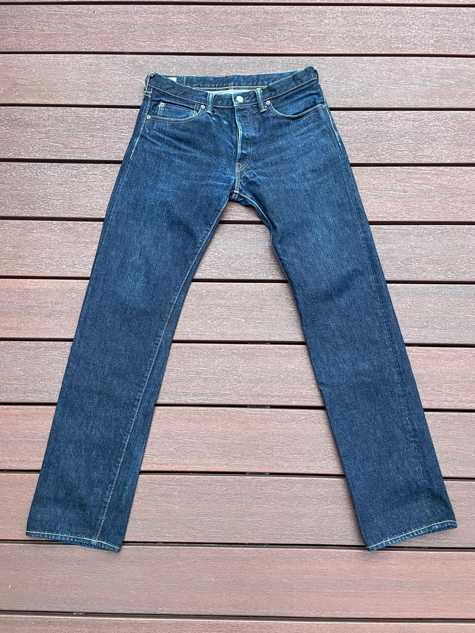 Momotaro Japanese Pink Selvedge Jeans W33
