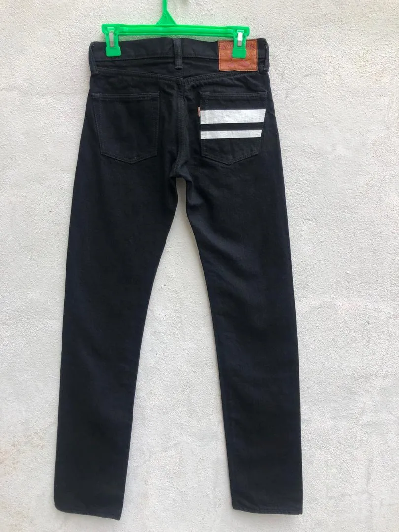 Momotaro Japan Lot B 0705SP Selvedge Denim Black Jeans