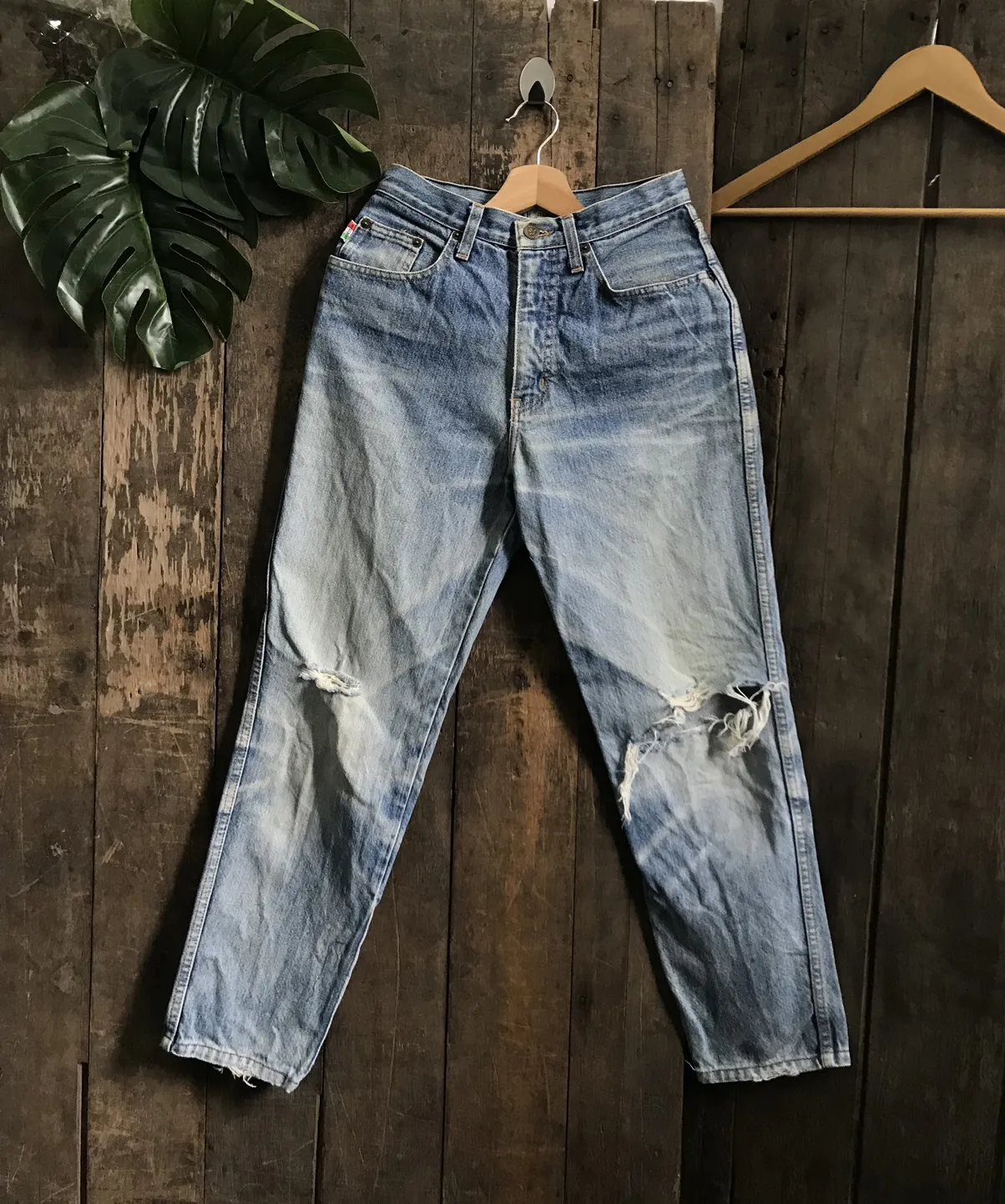 Vintage Moschino Distressed Denim Jeans