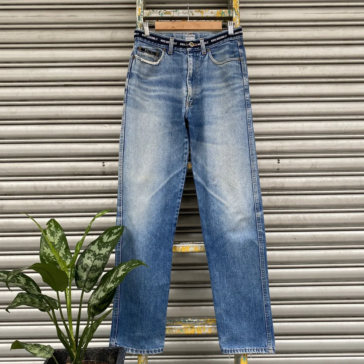 Moschino Vintage Light Blue Denim Jeans Pants