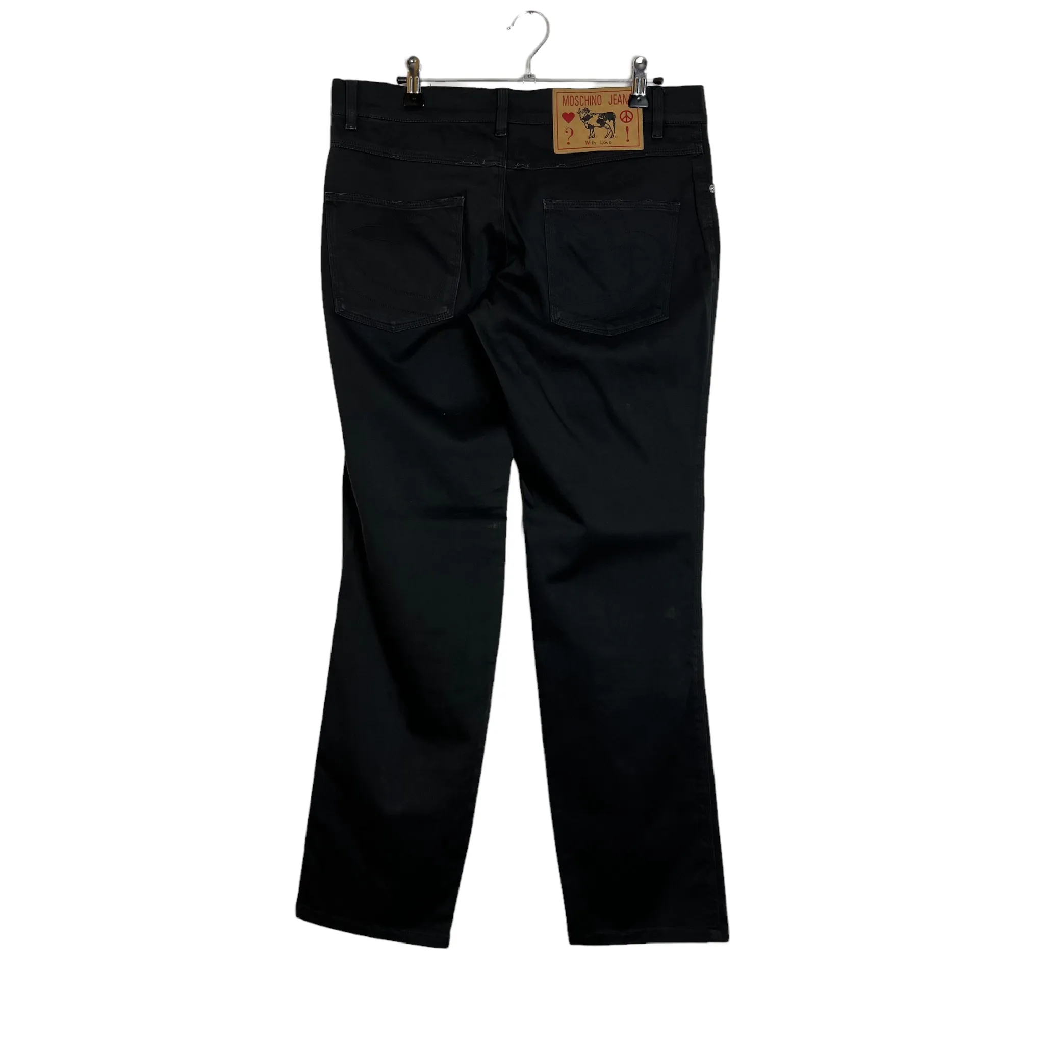 Moschino Jeans 30 black straight denim pants jeans casual
