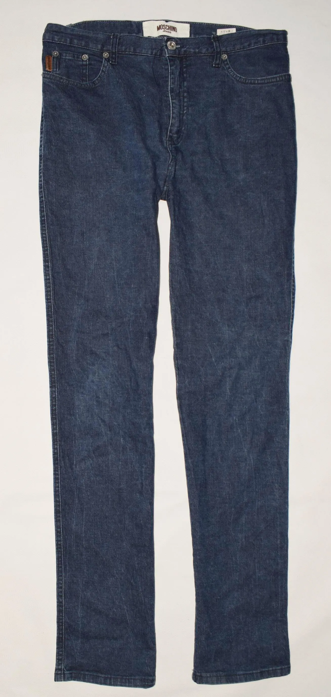 Moschino Jeans trousers denim logo on back pocket