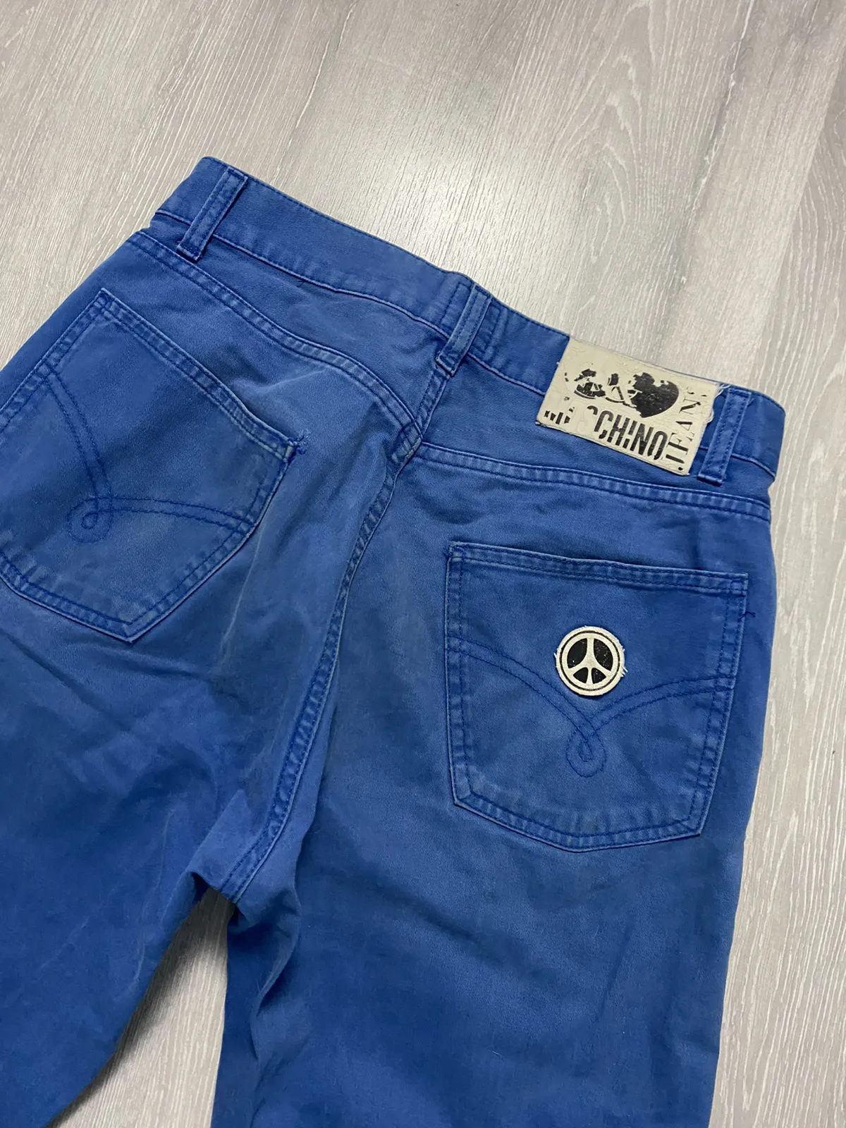 Moschino jeans vintage blue denim pants