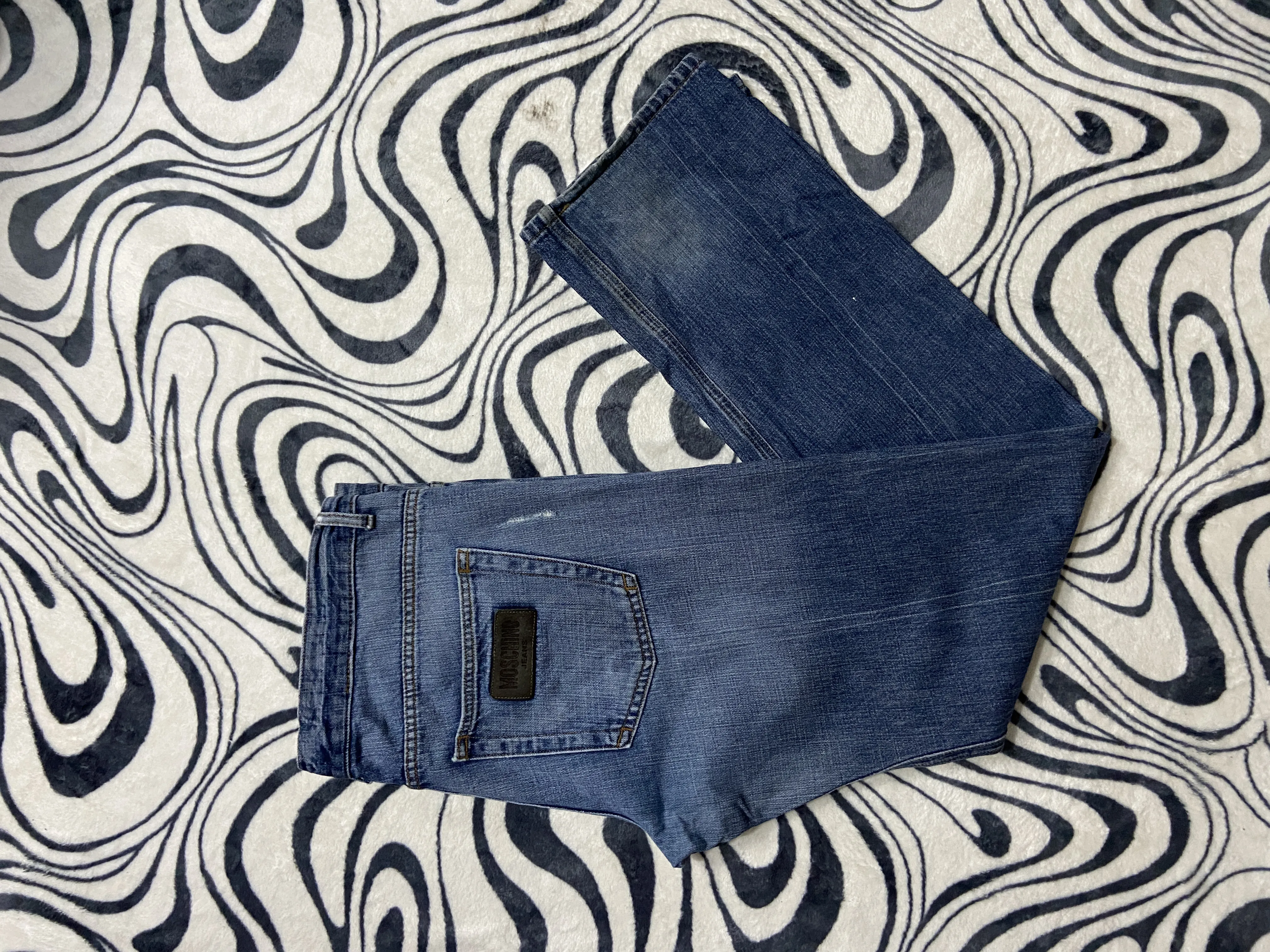 Moschino Jeans Distressed Denim Pants