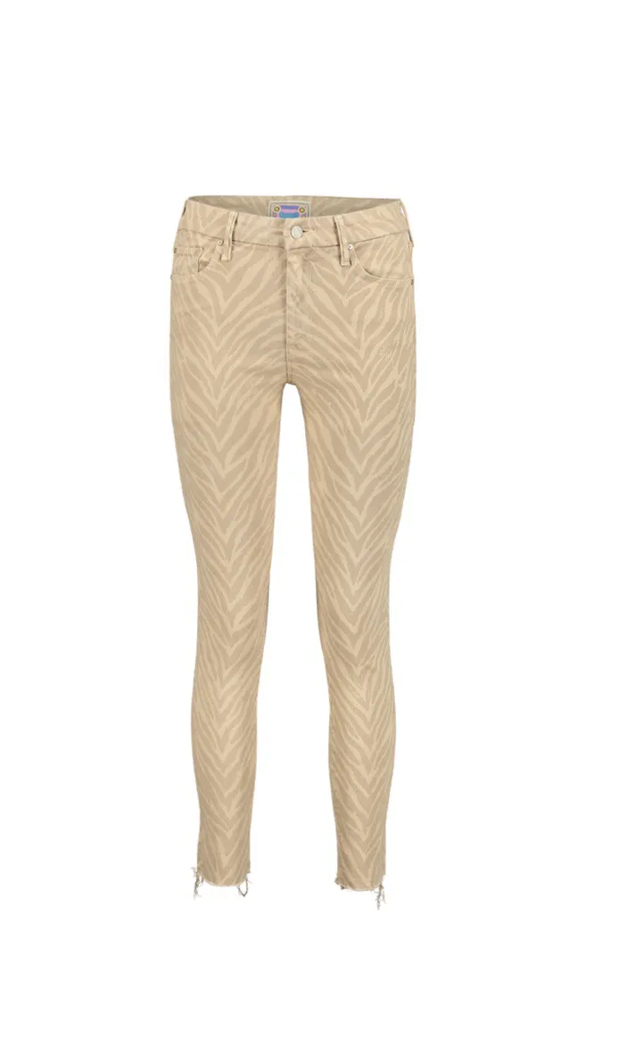 MOTHER Denim, The Looker Ankle Fray - Sweet Stripes