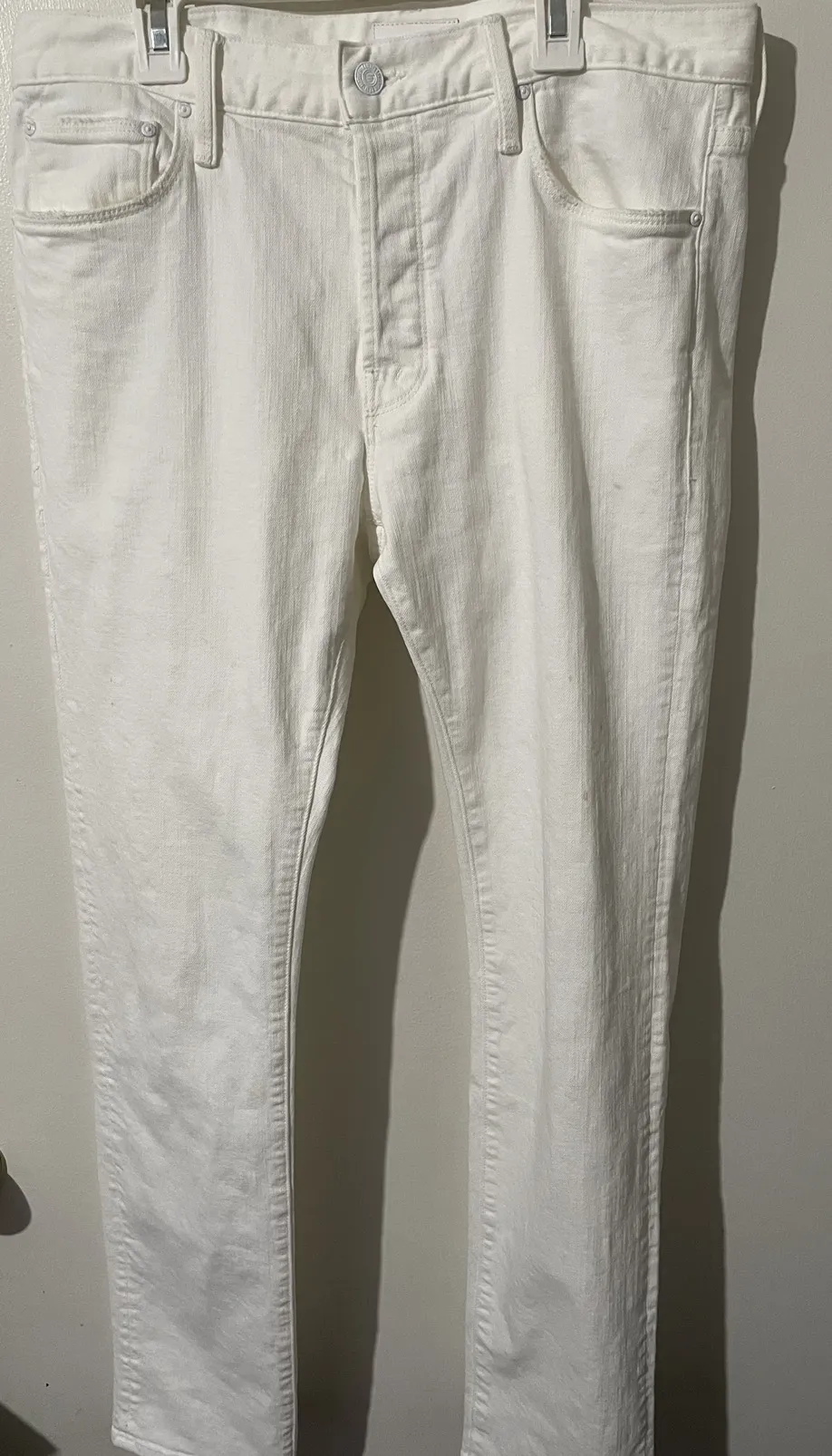 ‘Mother’ Jeans in white