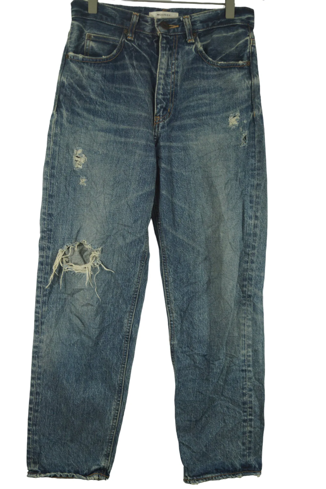 Moussy Distressed Denim Japan Nice Design